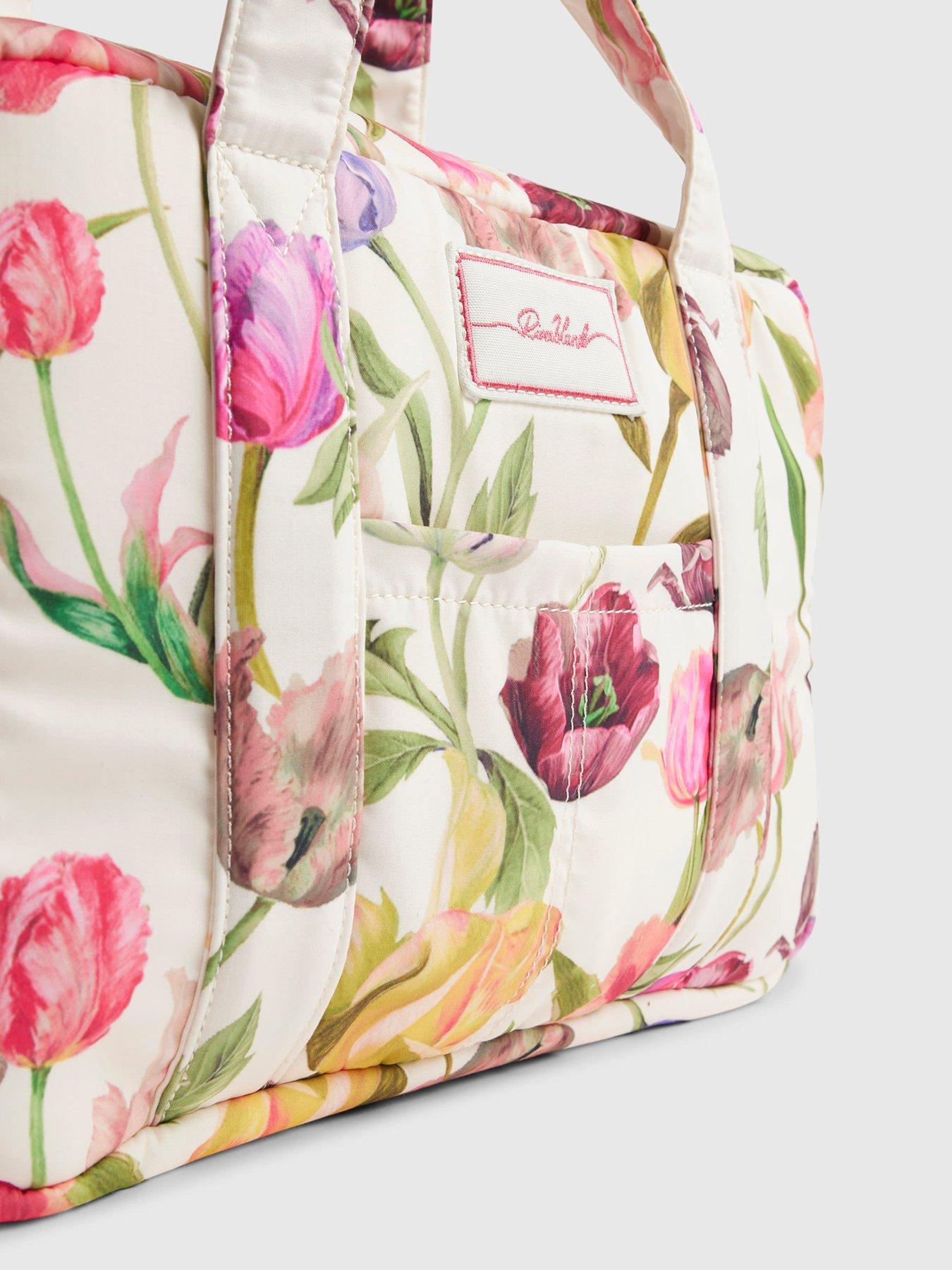Image 3 of 3 of River Island Floral Print Holdall Bag