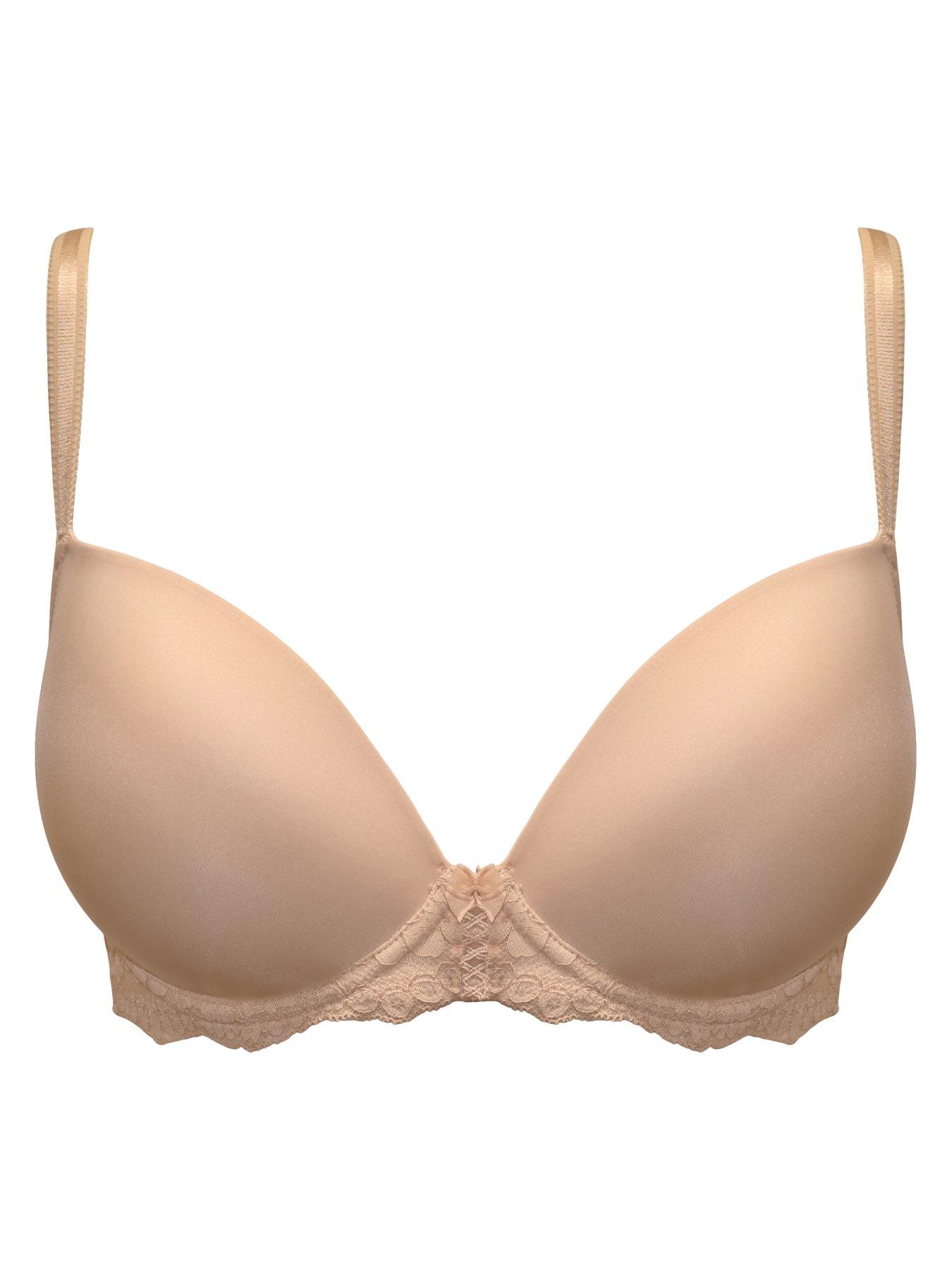 Image 3 of 4 of Pour Moi Fleur Padded Push-Up Plunge T-Shirt Bra
