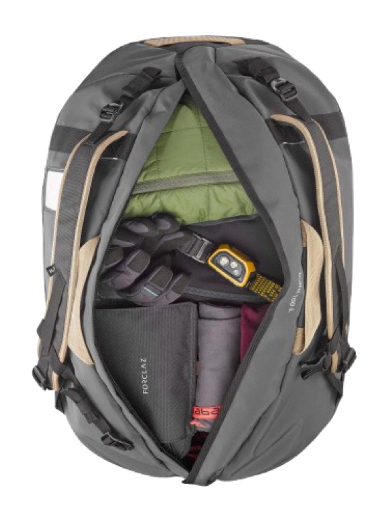 Image 3 of 5 of Decathlon Trekking Carry Bag 100 L - Black