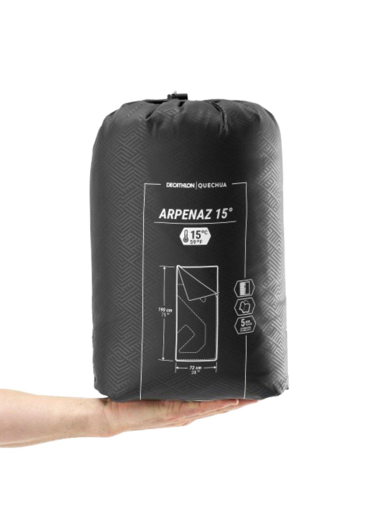 Image 3 of 6 of Decathlon Camping Sleeping Bag - Grey