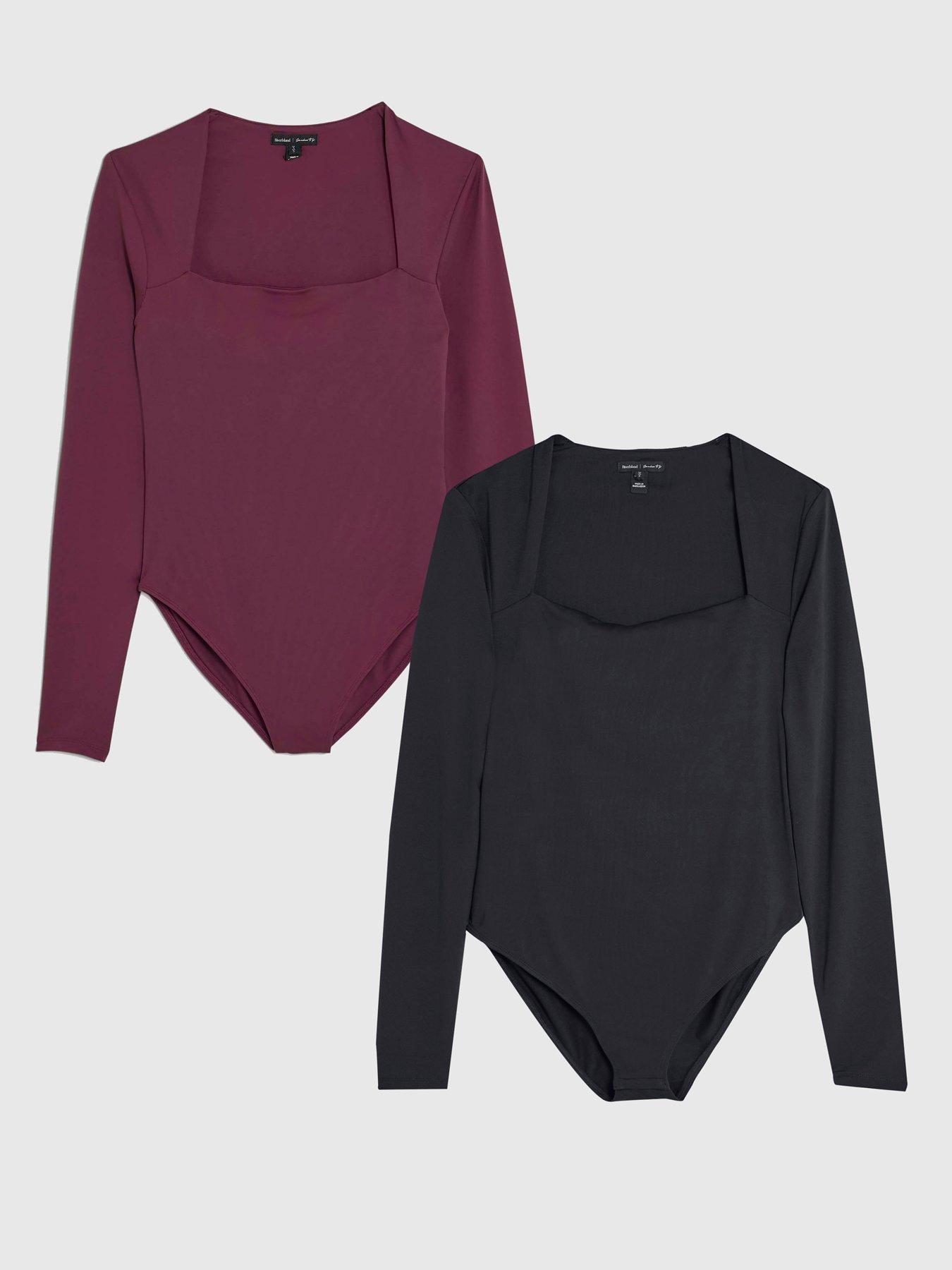 River Island Long Sleeve Bodysuits 2 Pack