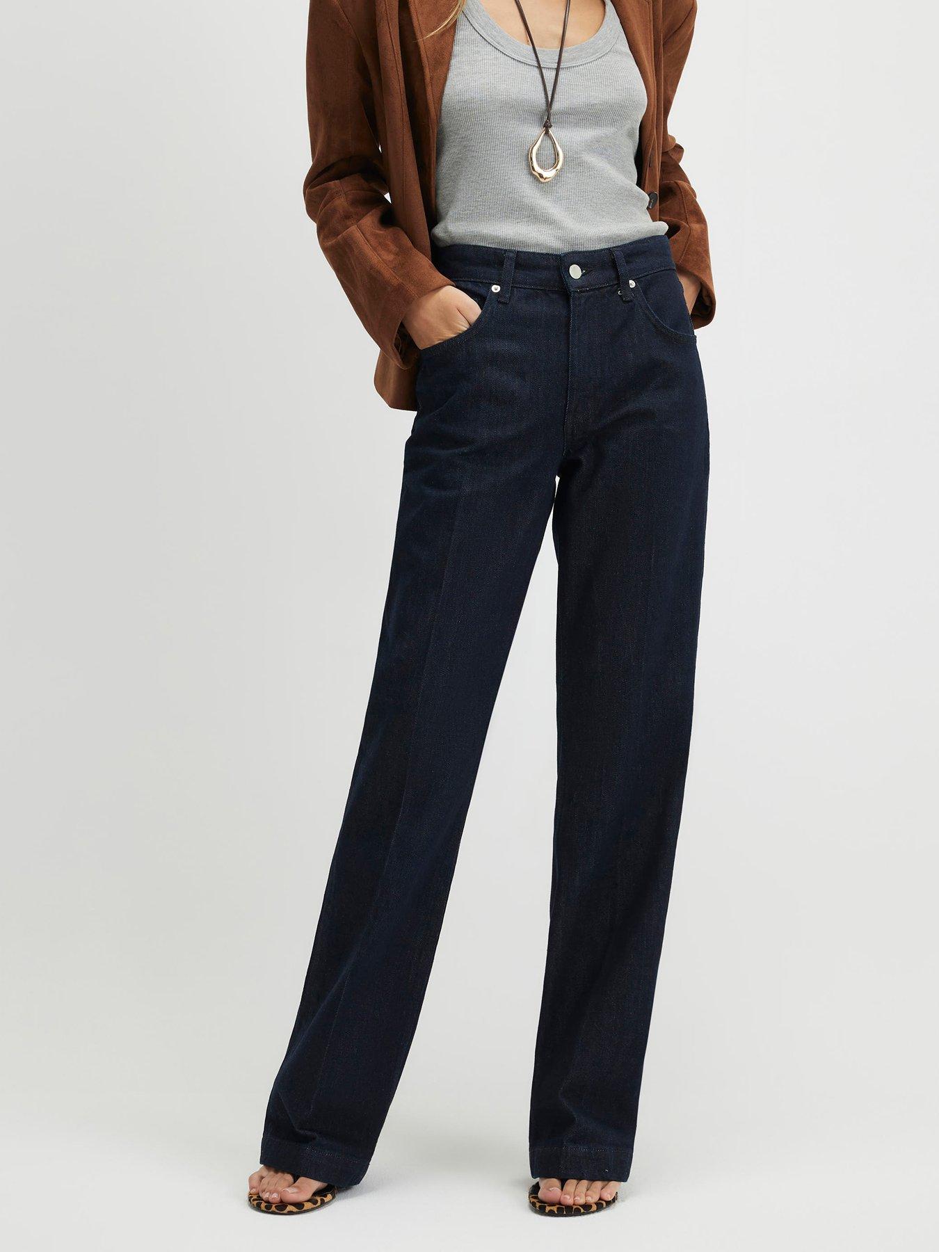 River Island Mid Rise Bootcut Jeans - Dark Wash