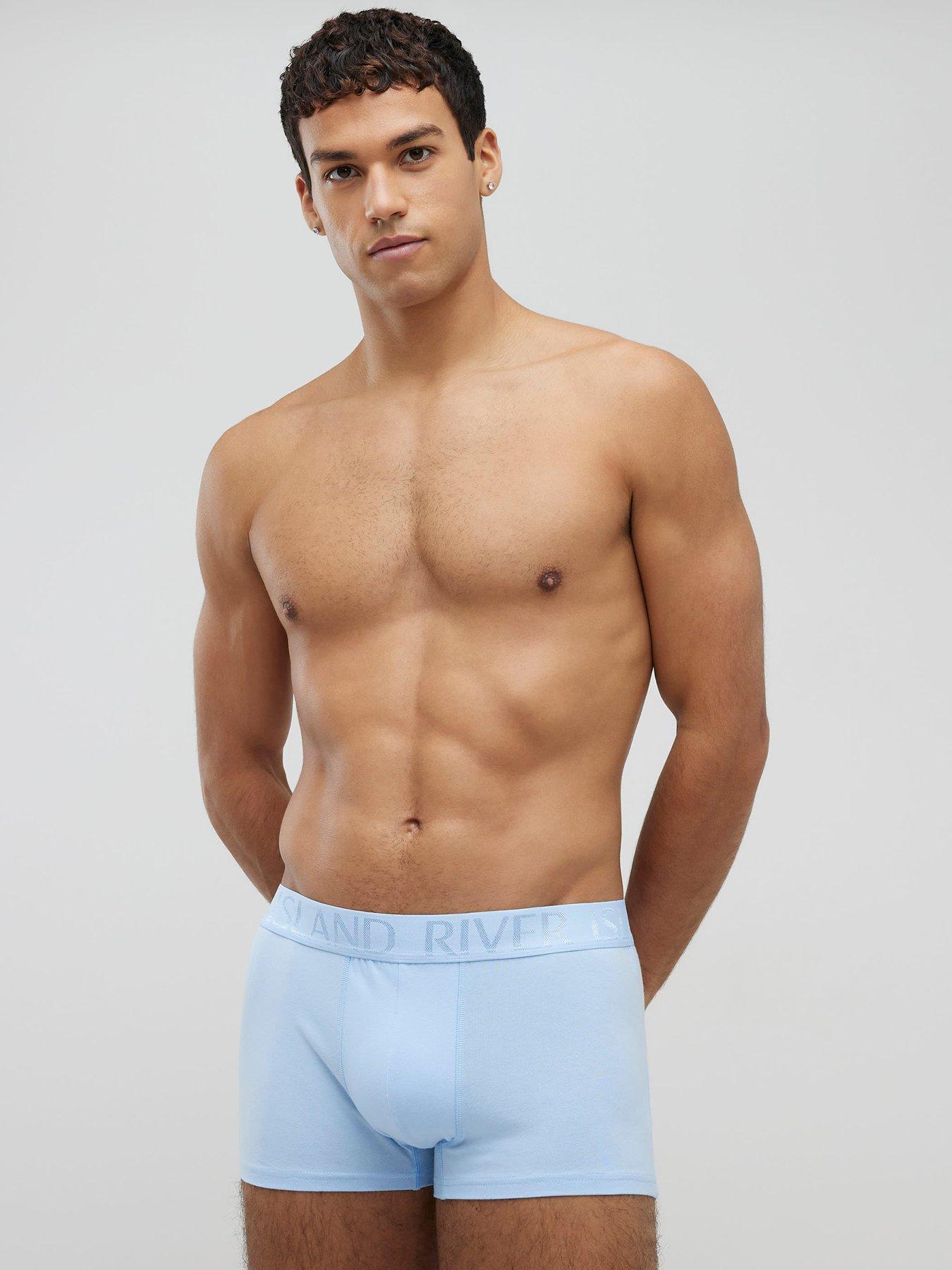 Image 2 of 3 of River Island Ri Jacquard Pack Of 5 Trunks