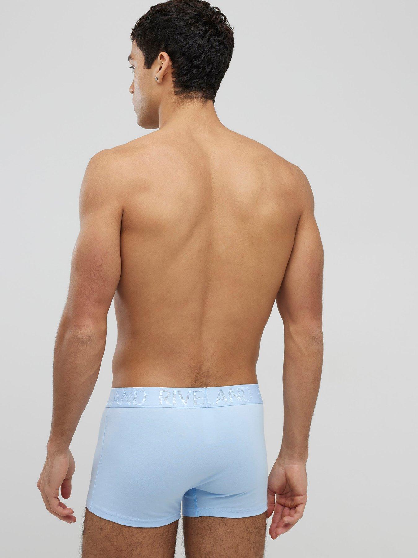 Image 3 of 3 of River Island Ri Jacquard Pack Of 5 Trunks