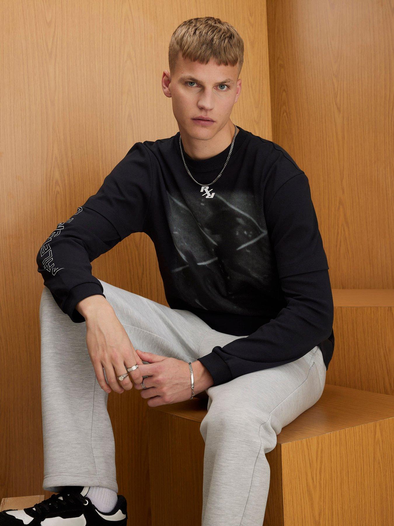 River Island Athletisme Dept Double Layered T-shirt