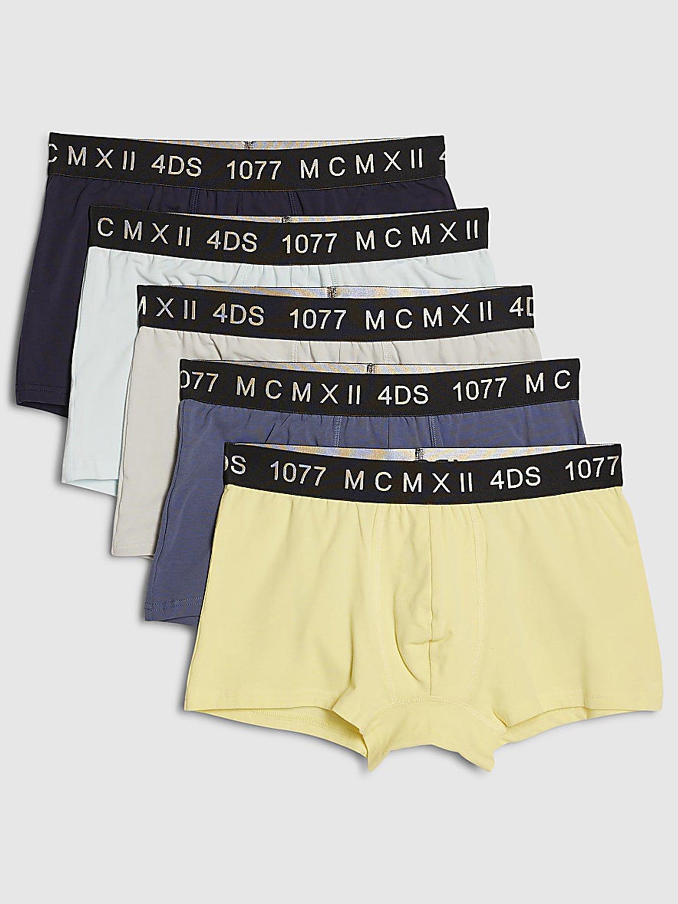 River Island Mcmxii Pack Of 5 Trunks