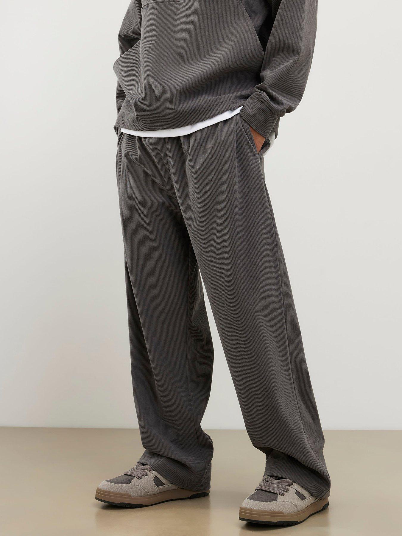 River Island Wide Leg Corduroy Joggers