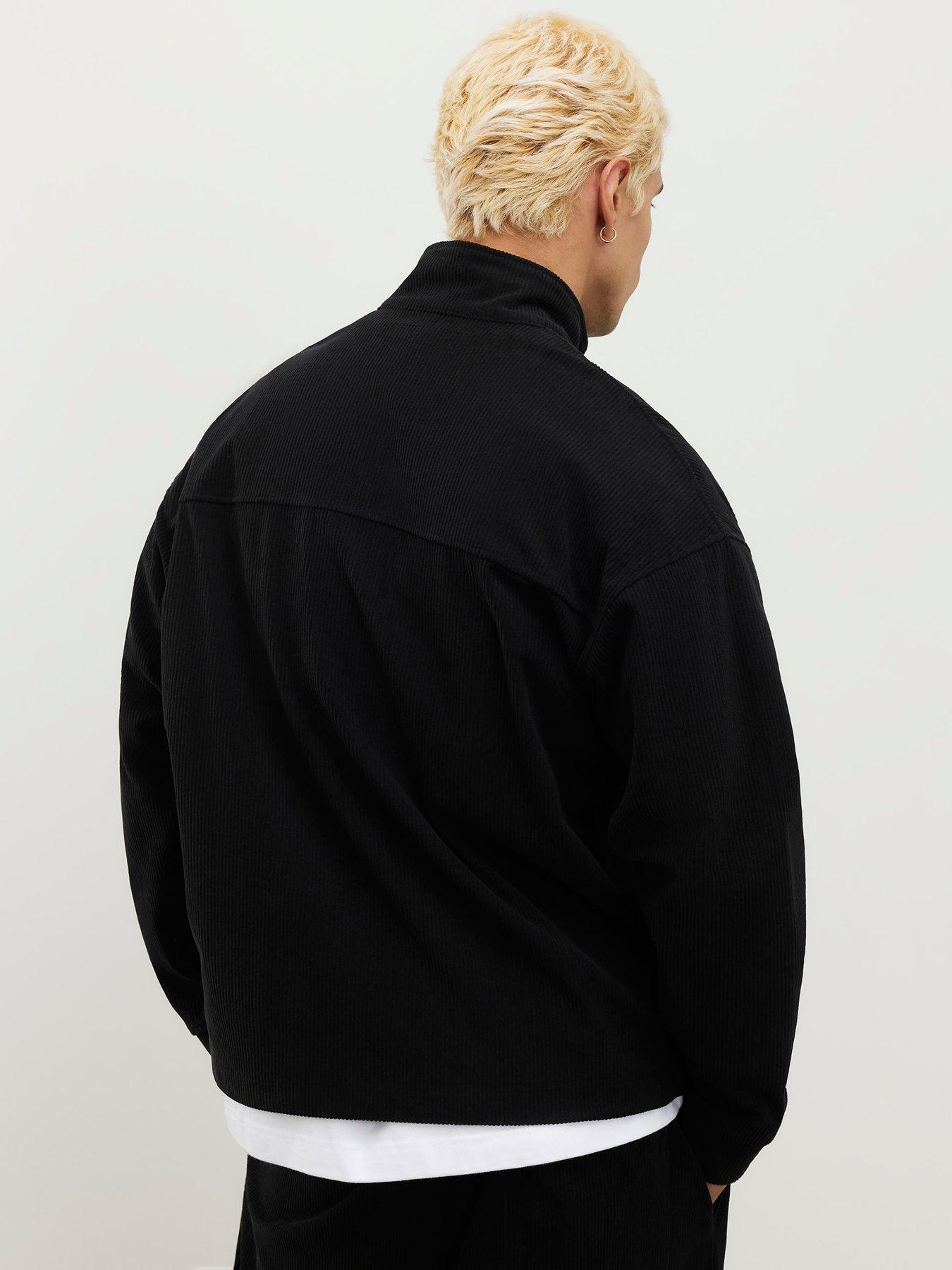 Image 2 of 4 of River Island Regular Fit Corduroy Funnel Sweatshirt