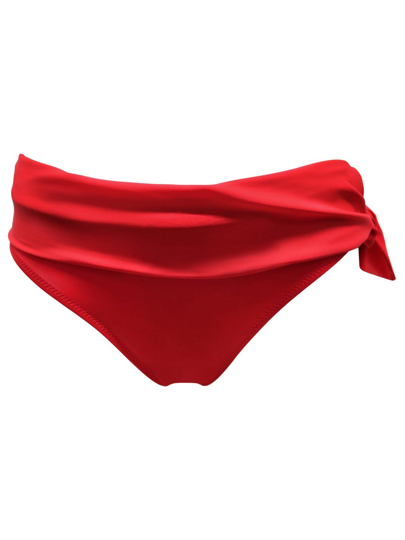 Image 3 of 4 of Pour Moi Ocean Breeze Foldover Tie Bikini Brief