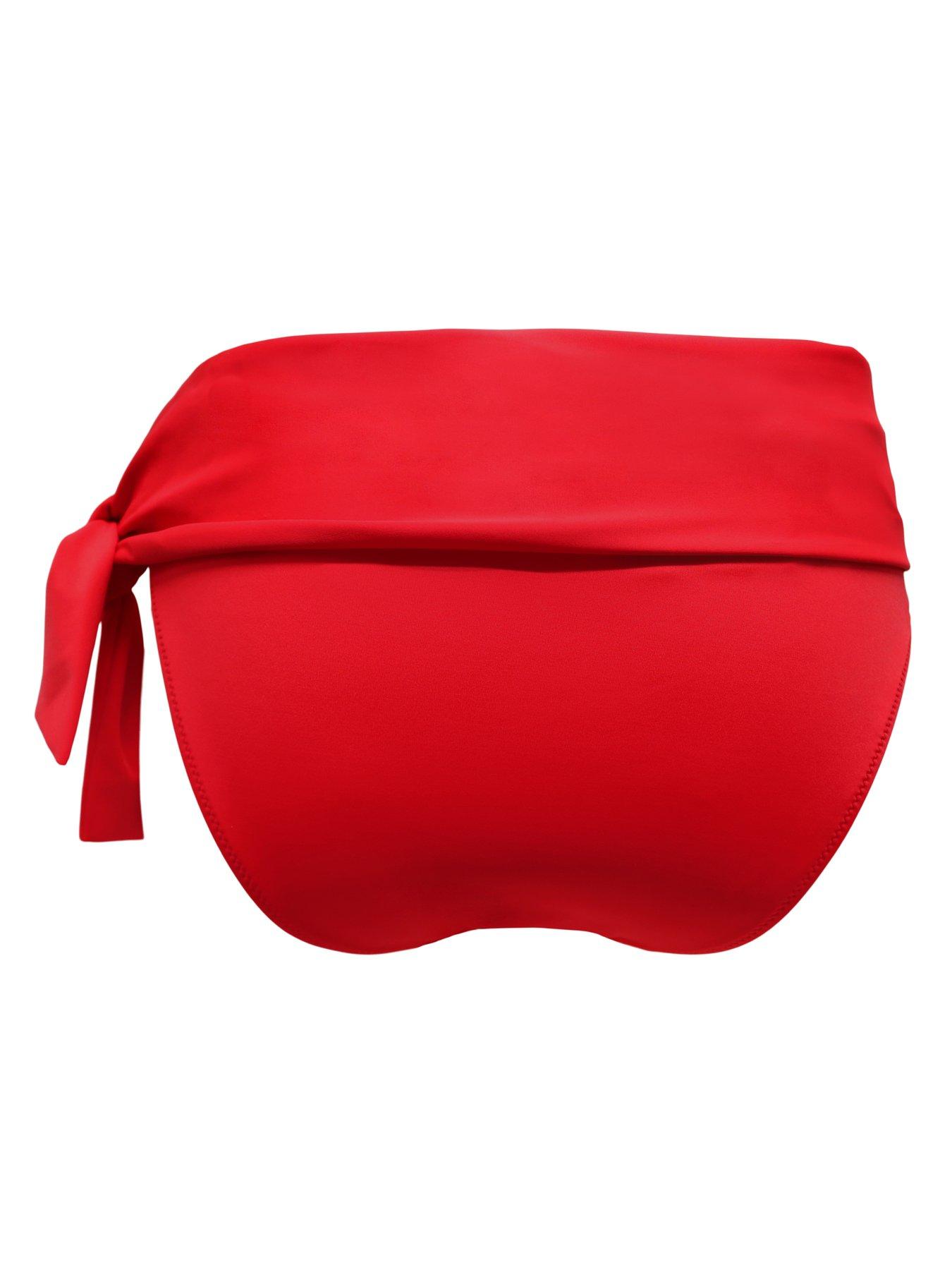 Image 4 of 4 of Pour Moi Ocean Breeze Foldover Tie Bikini Brief