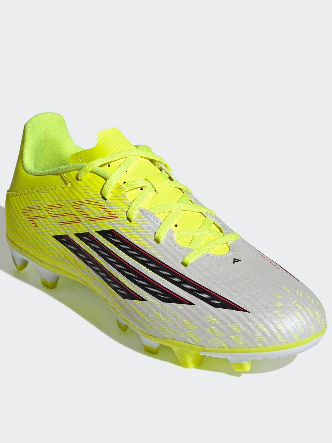 adidas F50 CLUB Firm Ground / Multi Ground Football Boots, Dark Yellow, Size 10.5, Men