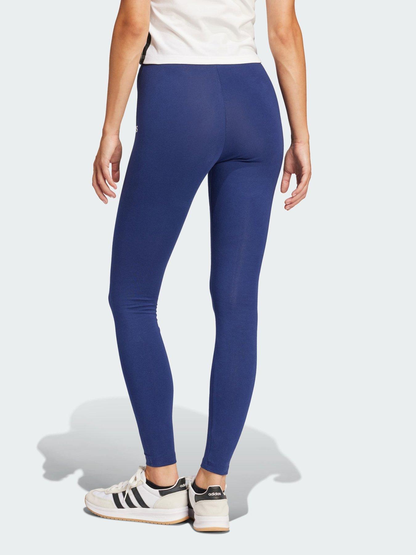 Image 2 of 5 of adidas Essentials Linear Cotton Leggings