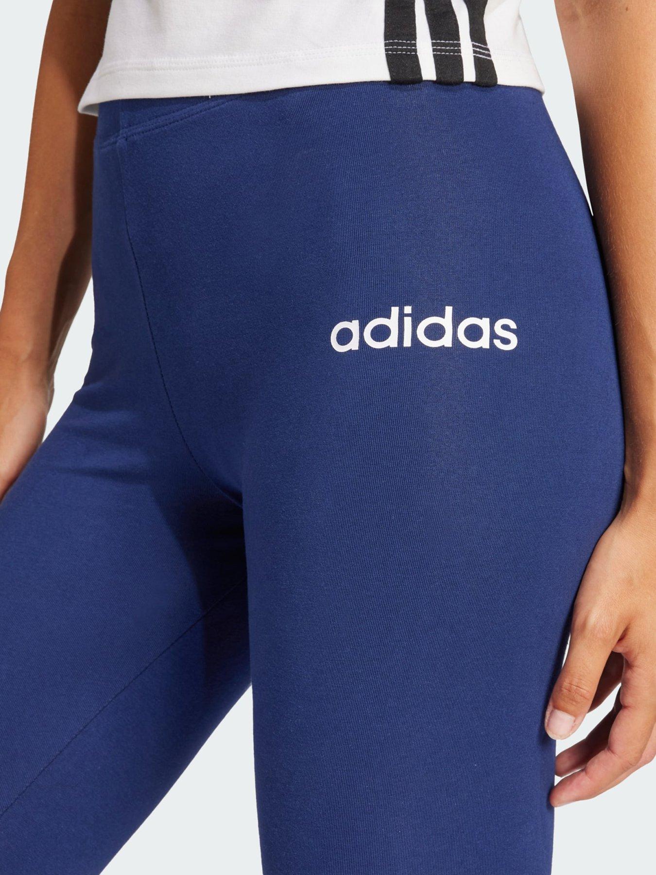 Image 4 of 5 of adidas Essentials Linear Cotton Leggings