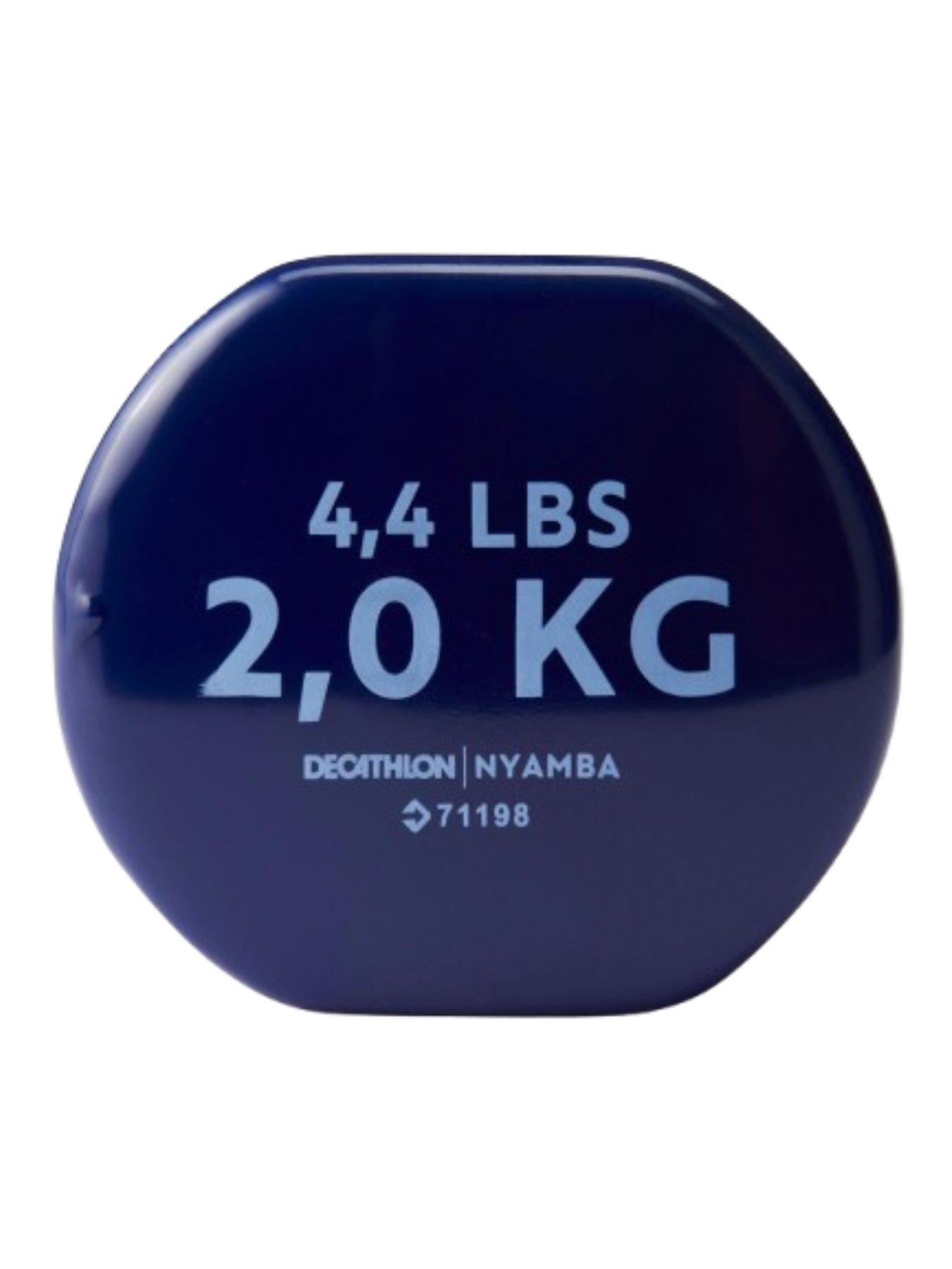 Image 2 of 3 of Decathlon Fitness 2 kg Dumbbells Twin-Pack - Navy