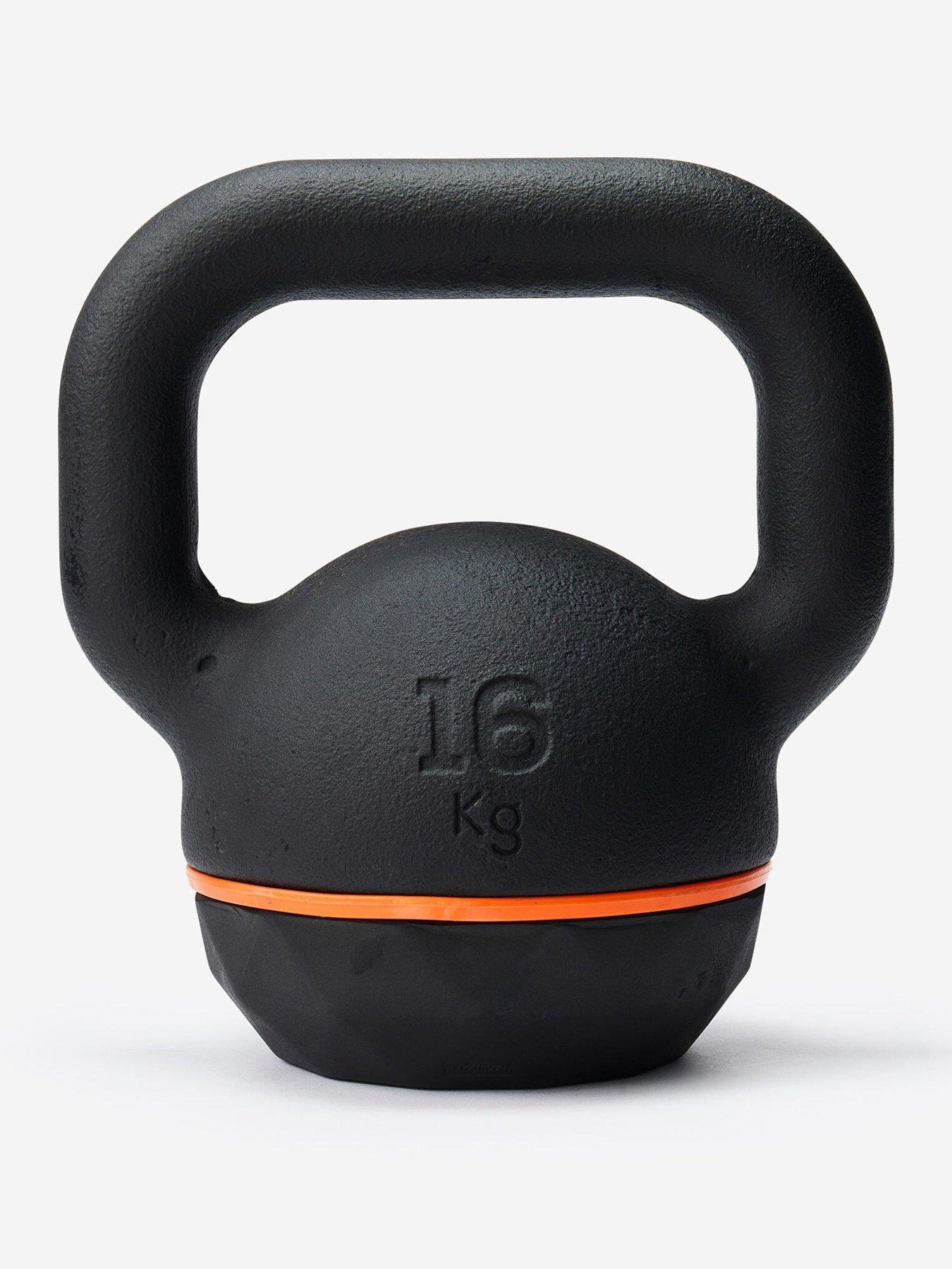 Decathlon Cast Iron Kettlebell with Rubber Base - 16 kg
