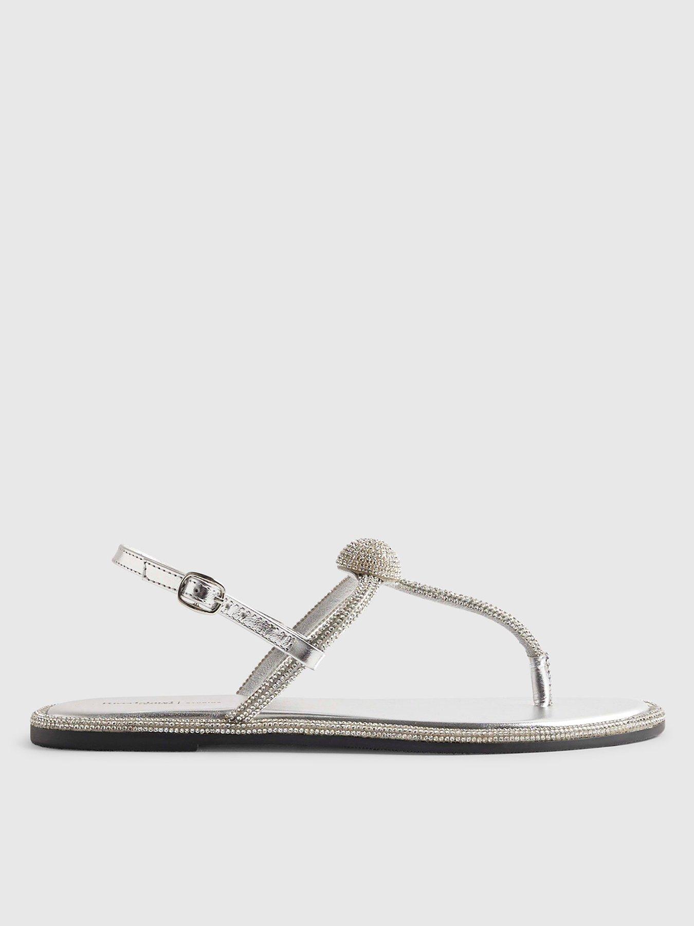 Image 1 of 4 of River Island Embellished Sandals
