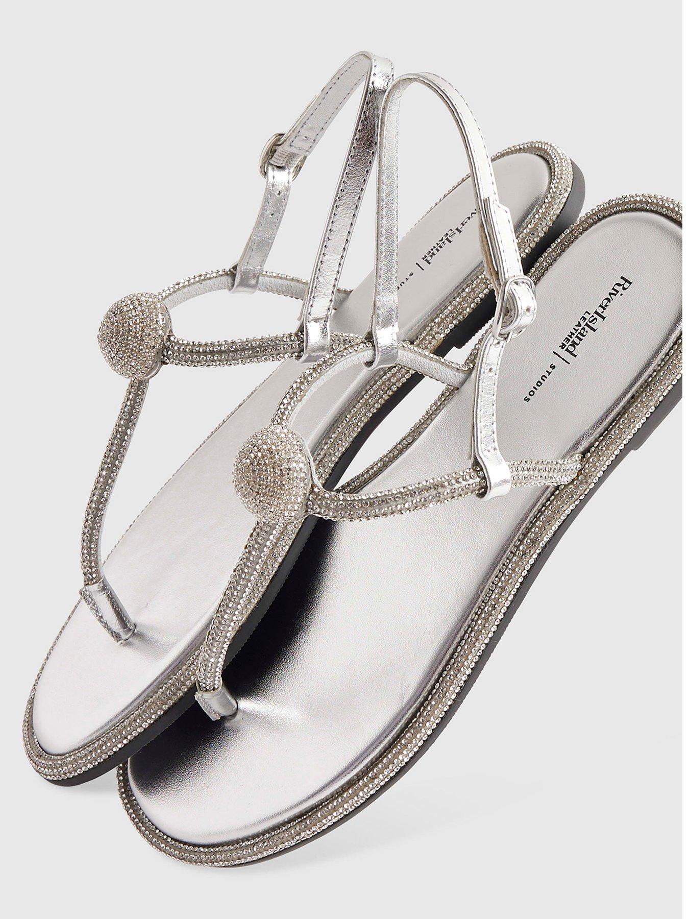 Image 4 of 4 of River Island Embellished Sandals