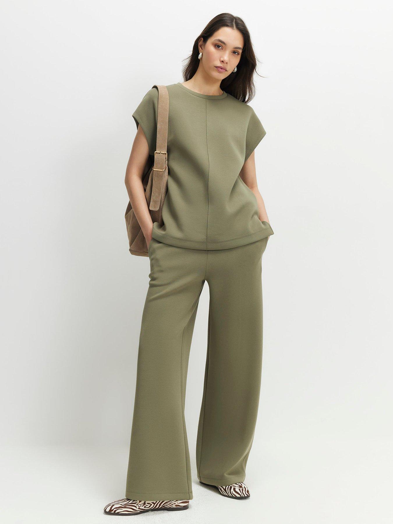 Image 3 of 4 of River Island Premium Twill Short Sleeve Top