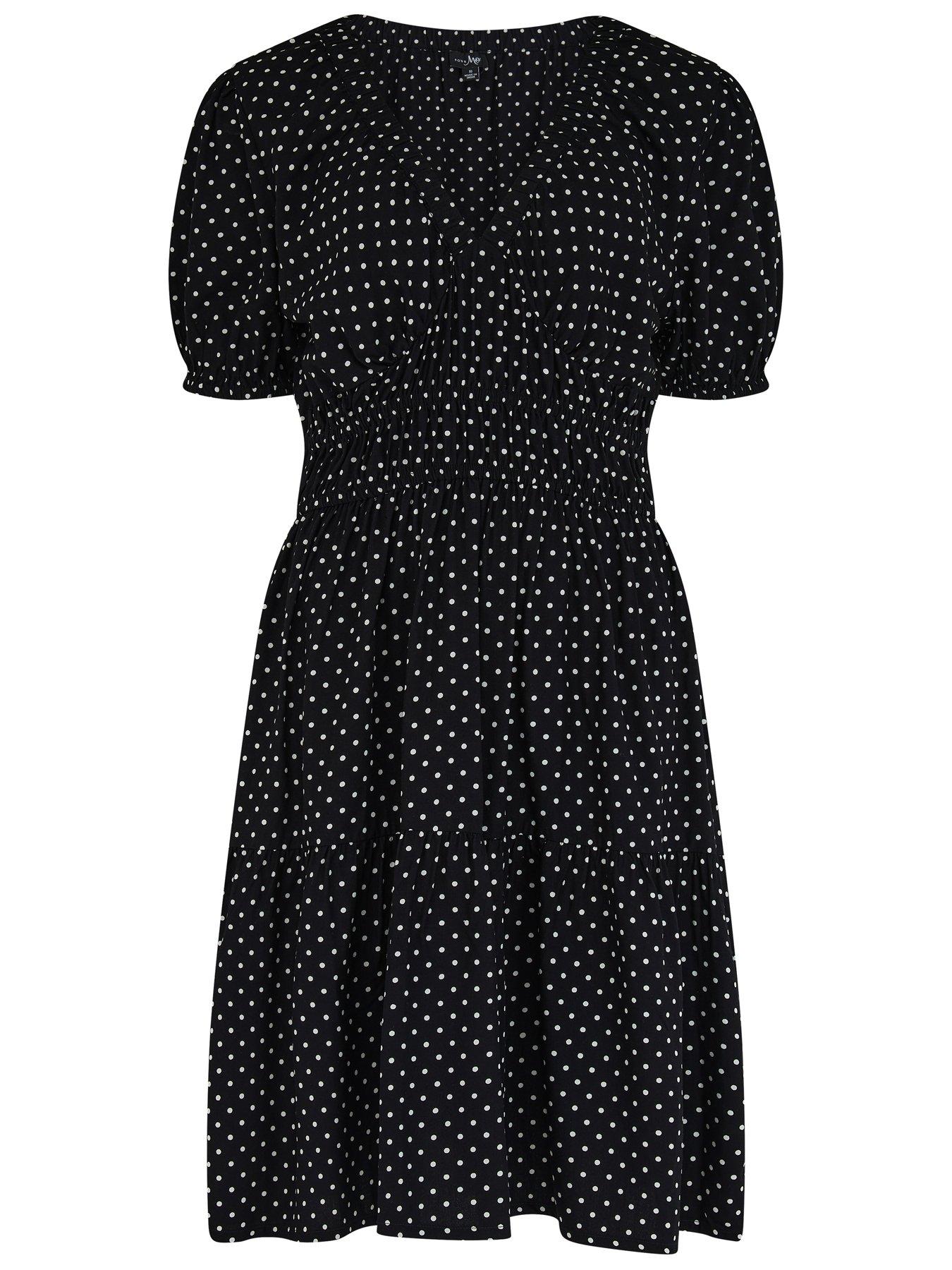Image 3 of 4 of Pour Moi Danielle Elasticated Chanel Tiered Short Dress