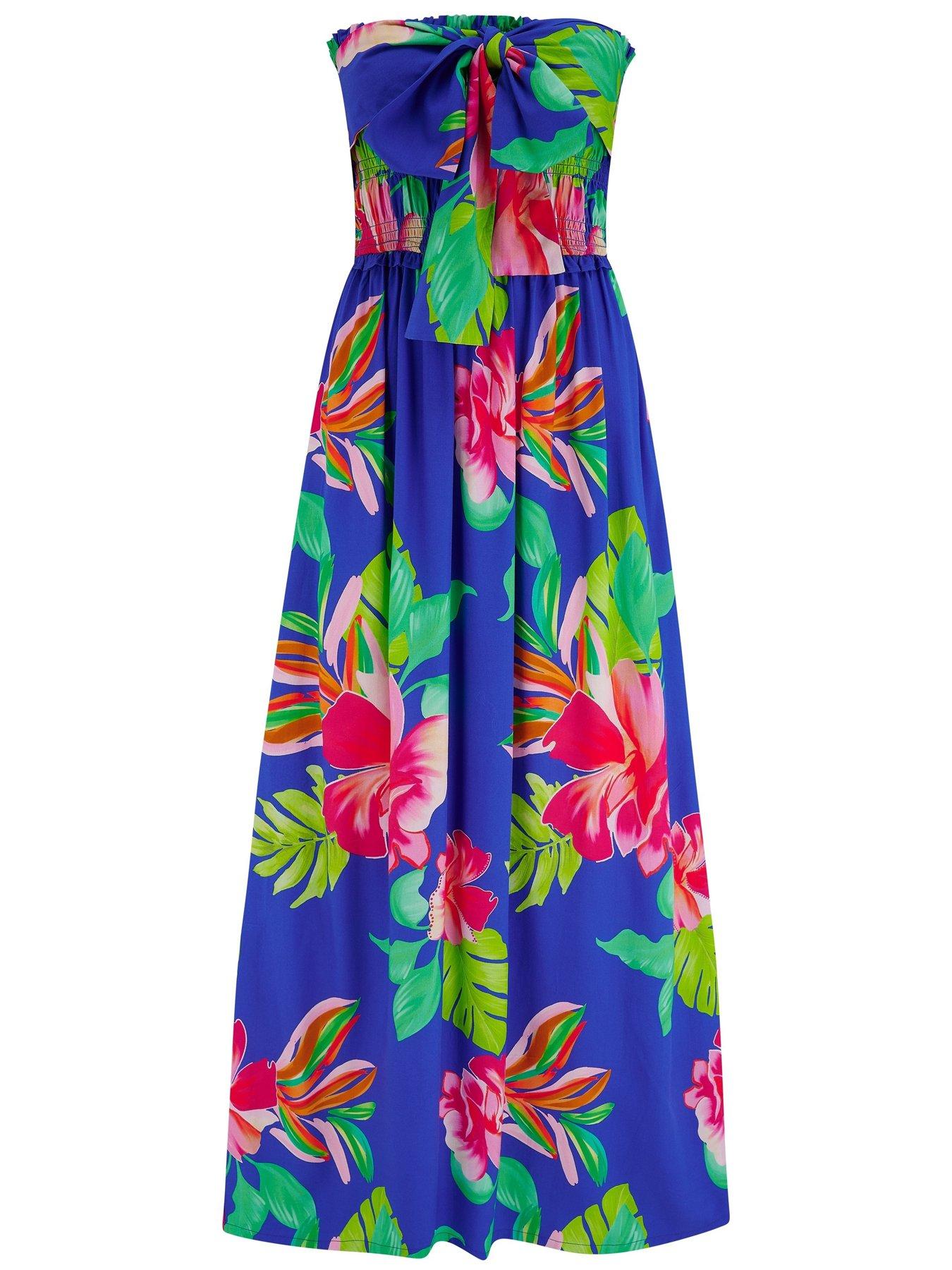 Image 3 of 4 of Pour Moi Zoey Shirred Bodice Multiway Maxi Dress