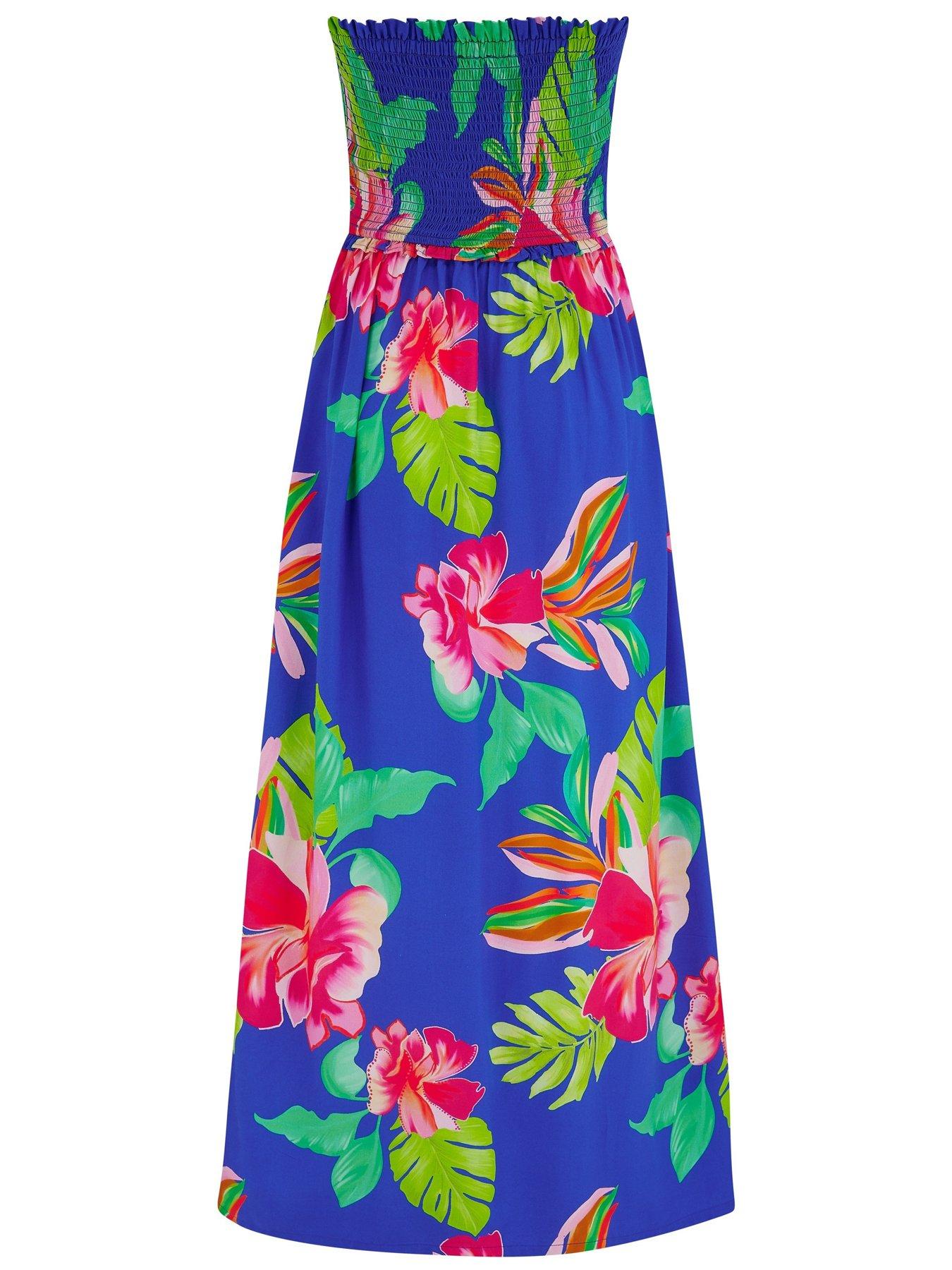 Image 4 of 4 of Pour Moi Zoey Shirred Bodice Multiway Maxi Dress