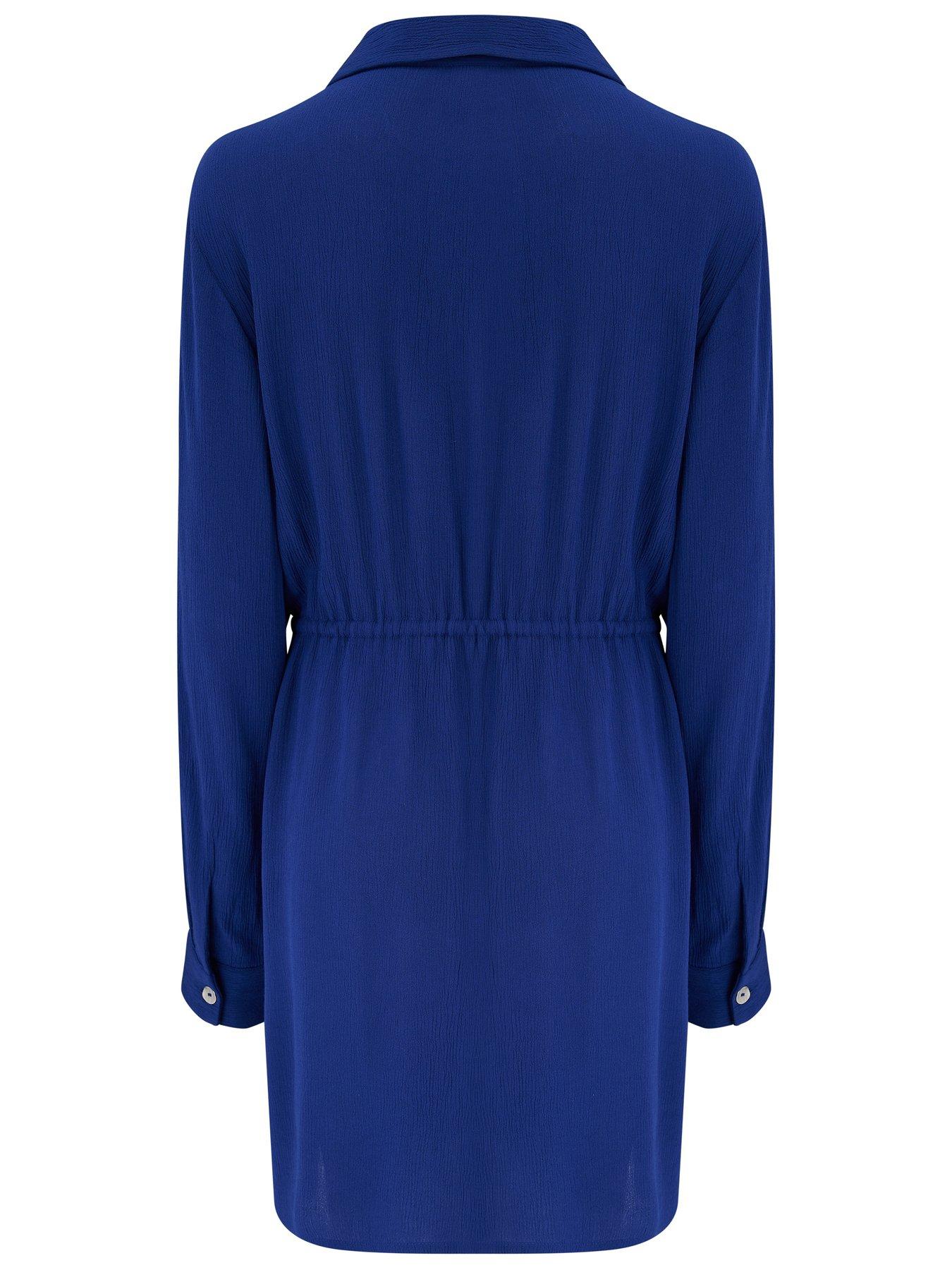 Image 4 of 4 of Pour Moi Crinkle Long Sleeve Beach Shirt