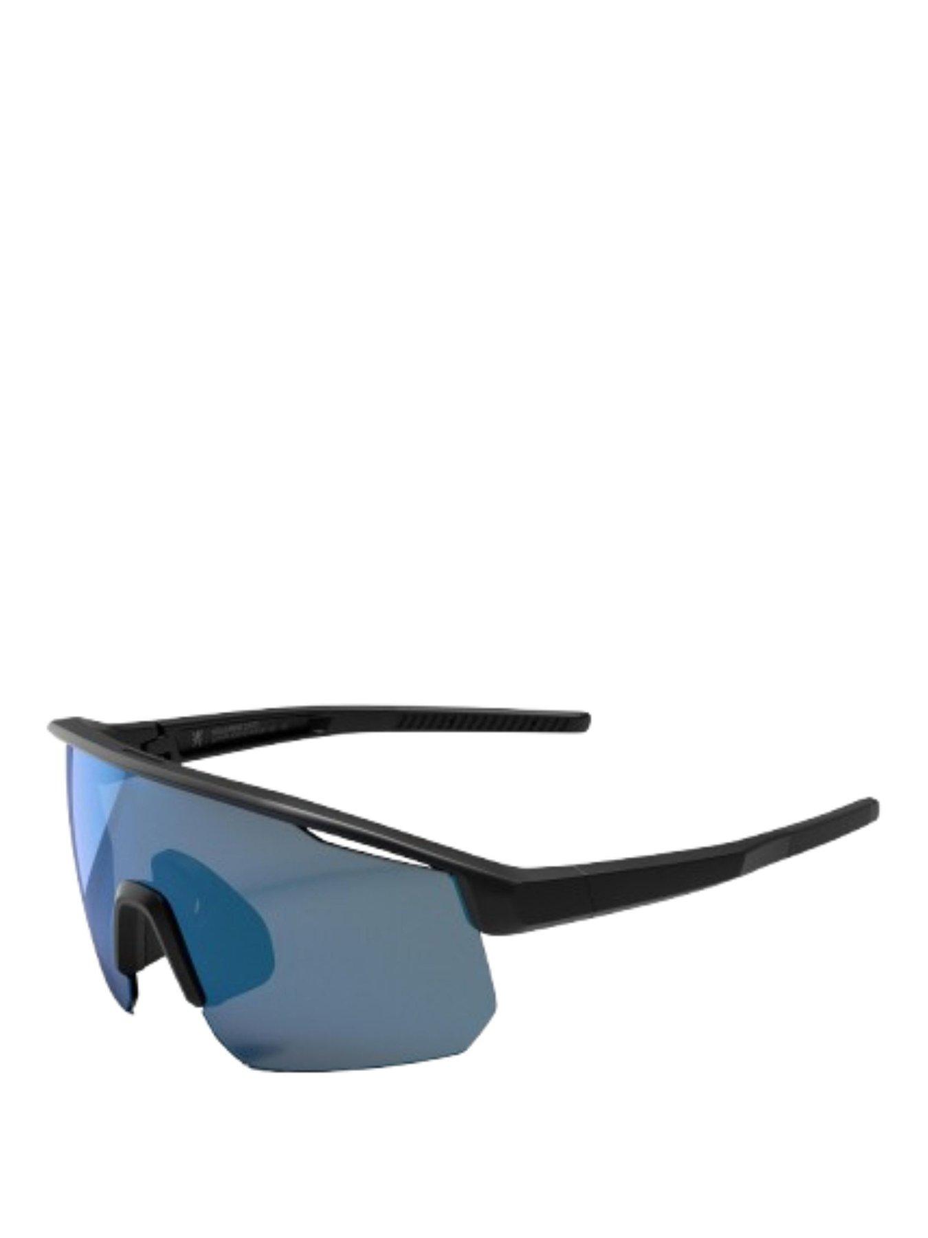 Decathlon Adult Cycling Glasses Perf 500 Light Category 3 - Black/Blue
