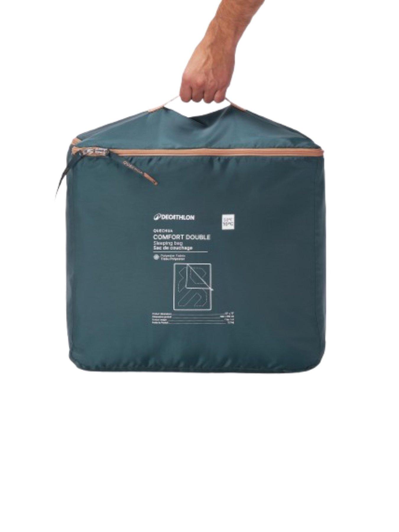 Image 5 of 5 of Decathlon Camping Double Sleeping Bag - Green