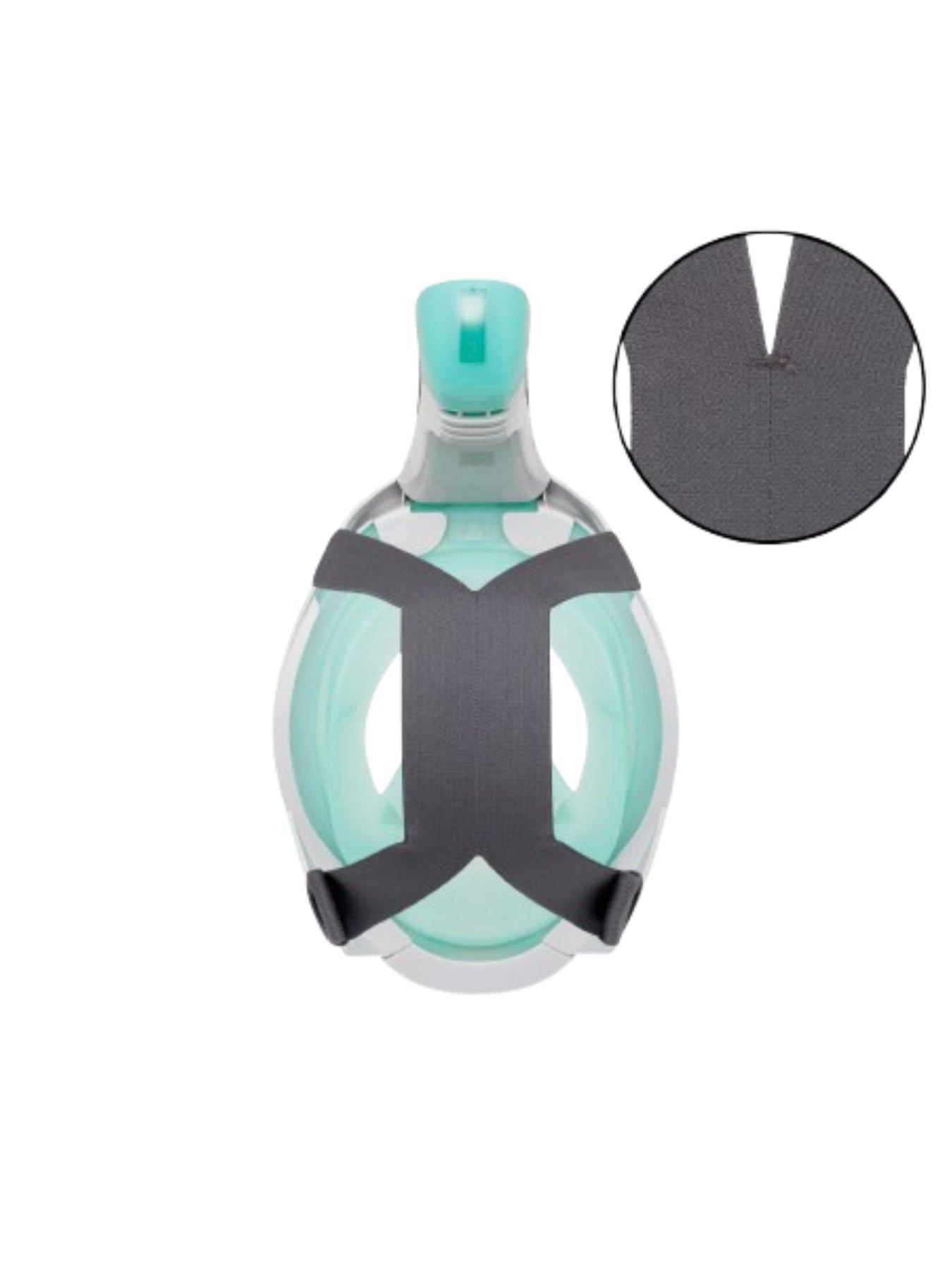 Image 2 of 6 of Decathlon Surface snorkelling mask Easybreath + with acoustic valve - Green