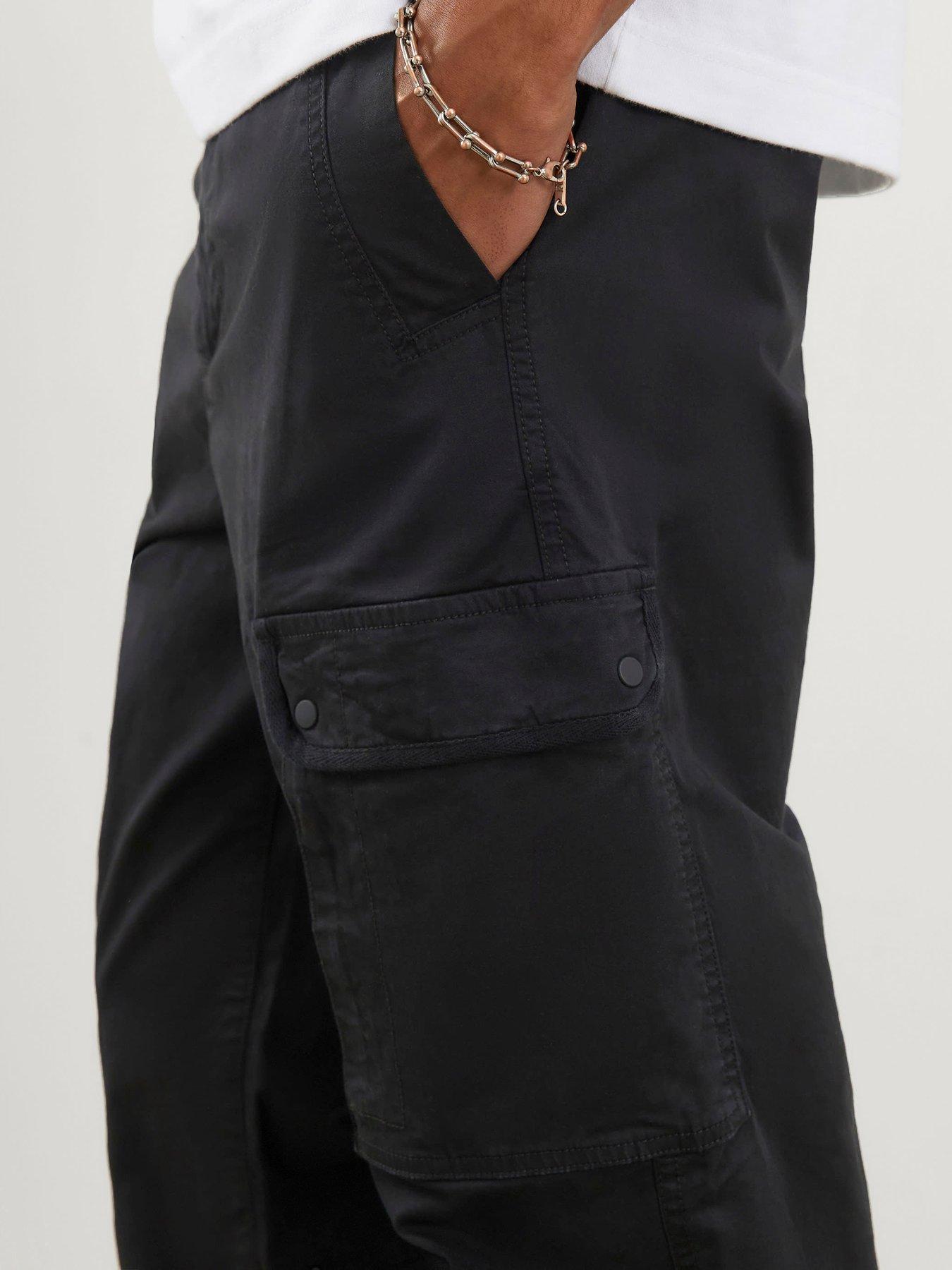 Image 4 of 4 of River Island Regular Fit Cargo Trousers