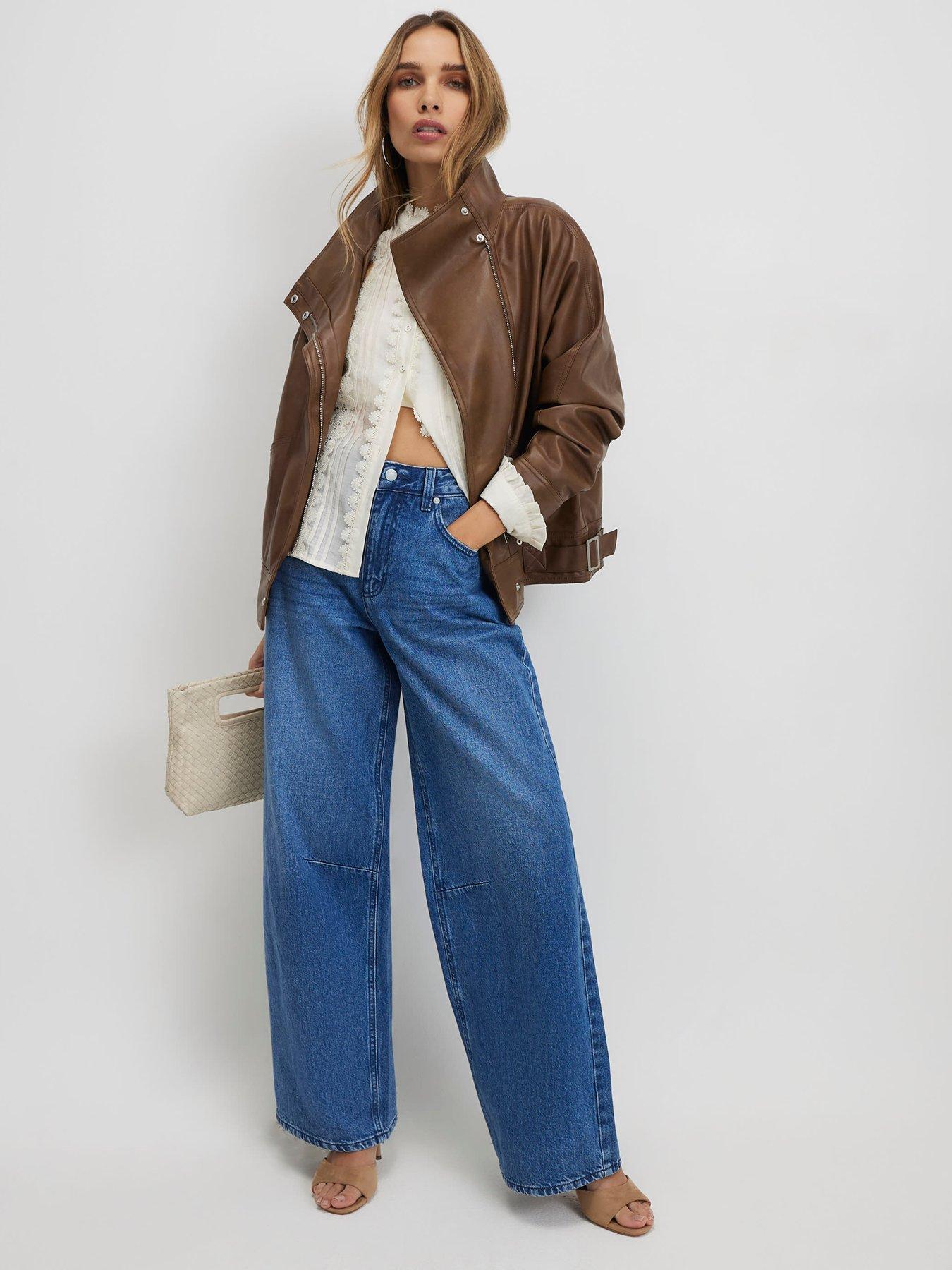 River Island Baggy Fit Jeans - Blue