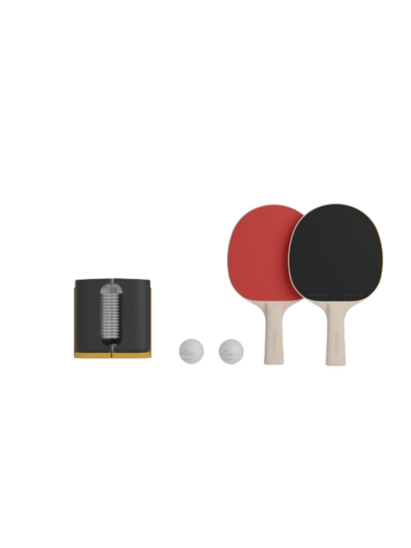 Image 2 of 6 of Decathlon Table Tennis Set for Small Tables with Rollnet + 2 PPR100 Bats + 2 Balls