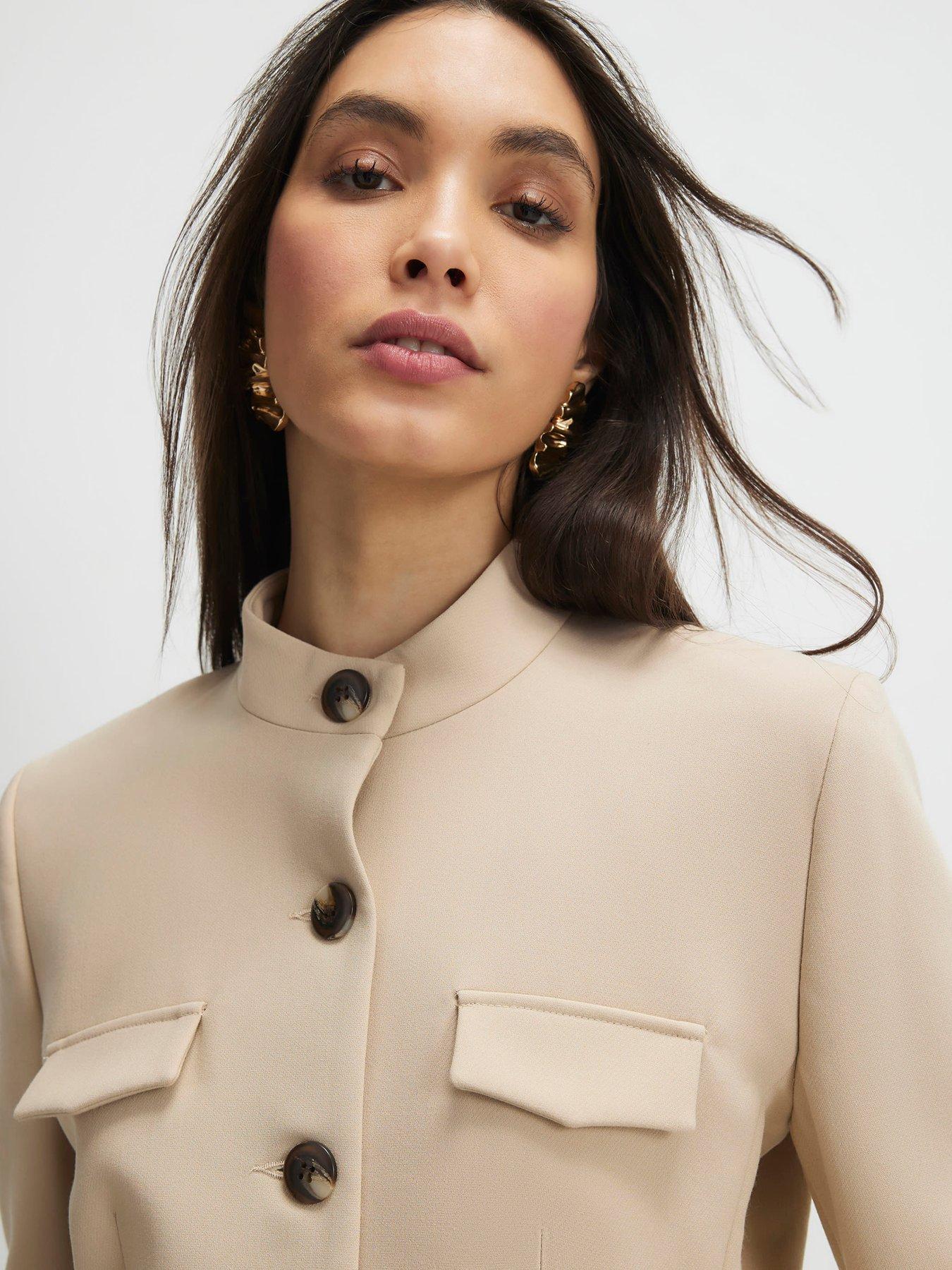 Image 4 of 4 of River Island Pocket Detail Structured Jacket