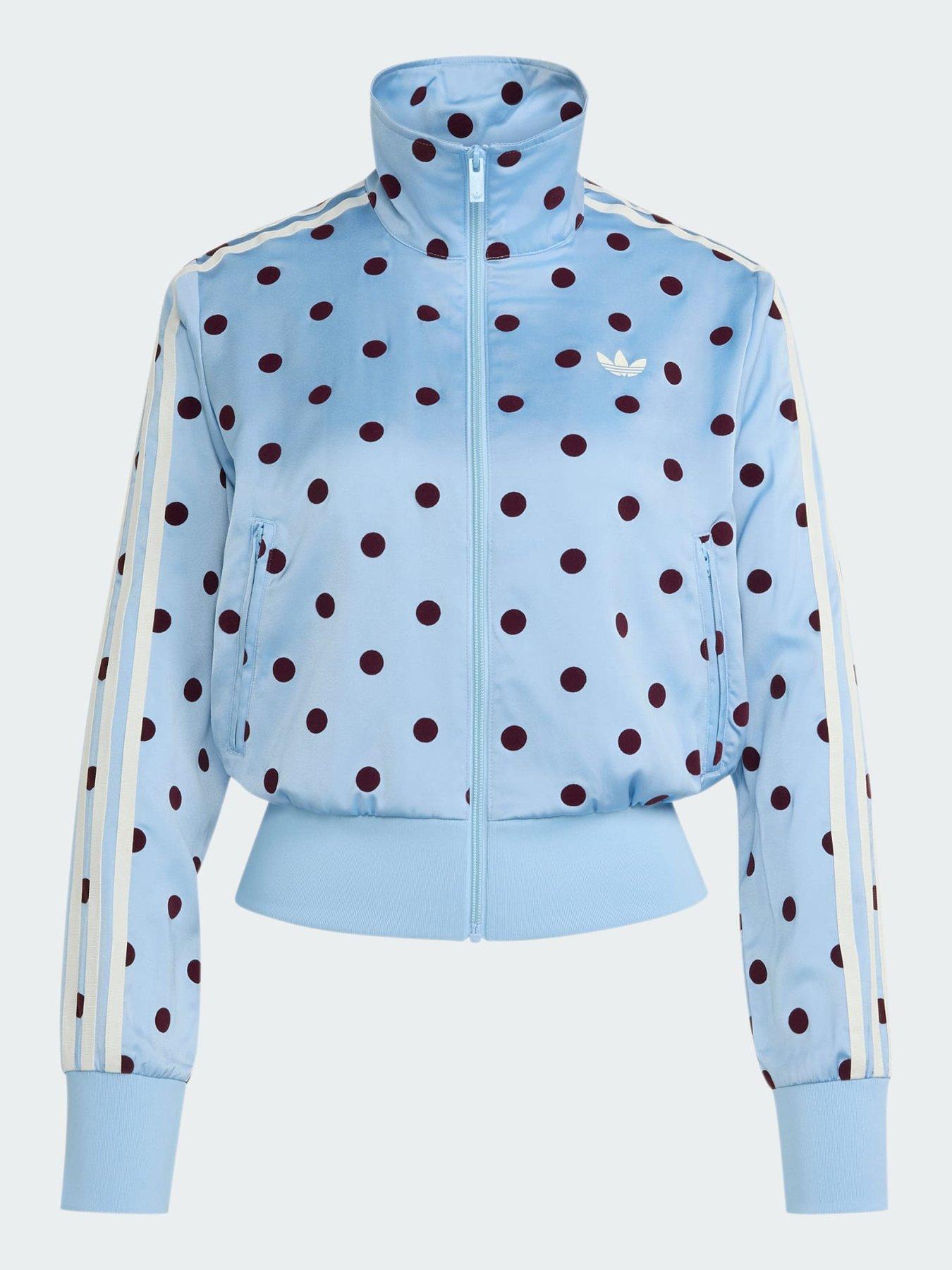  SATIN POLKA DOTS TT TRACK TOP（L） adidas Originals SATIN POLKA DOTS TT Track Top | Very