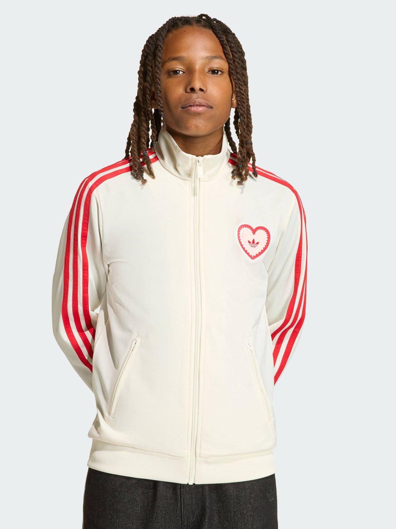 adidas Originals Firebird Loose Track Top Heart