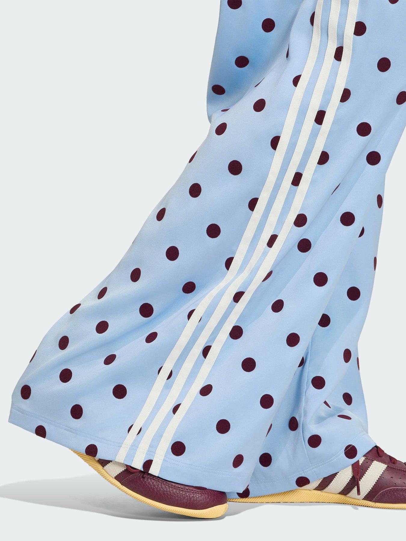 adidas Originals Satin Polka Dots Wide Leg Pant | Very