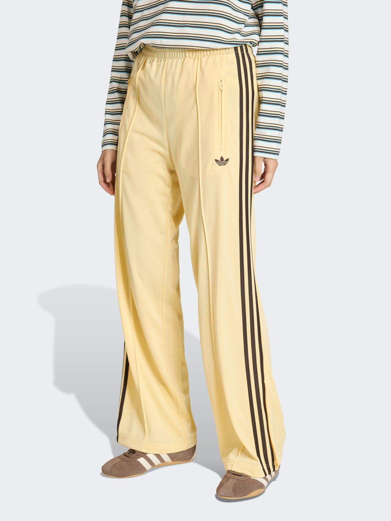 adidas Originals FB TP LOOSE trousers, Orange, Size M, Inside Leg Regular, Women