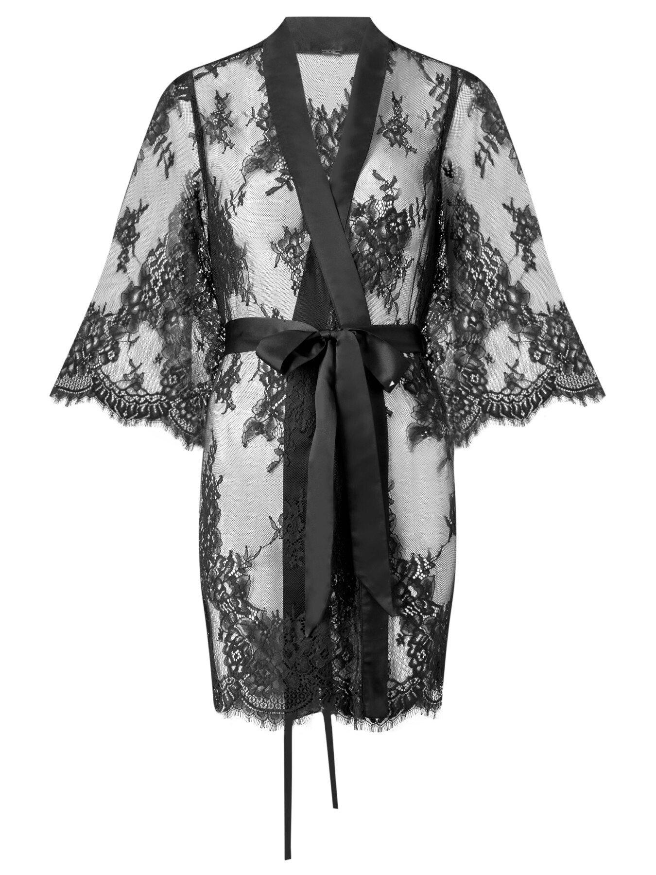 Image 4 of 4 of Ann Summers Availing All Over Lace Robe