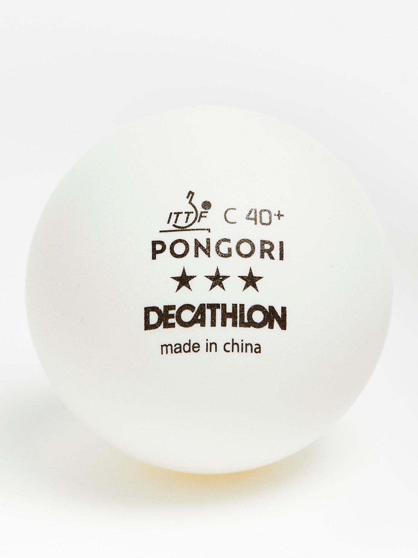 Decathlon Table Tennis Balls TTB 900 40+ 3* C ITTF x 72 - White