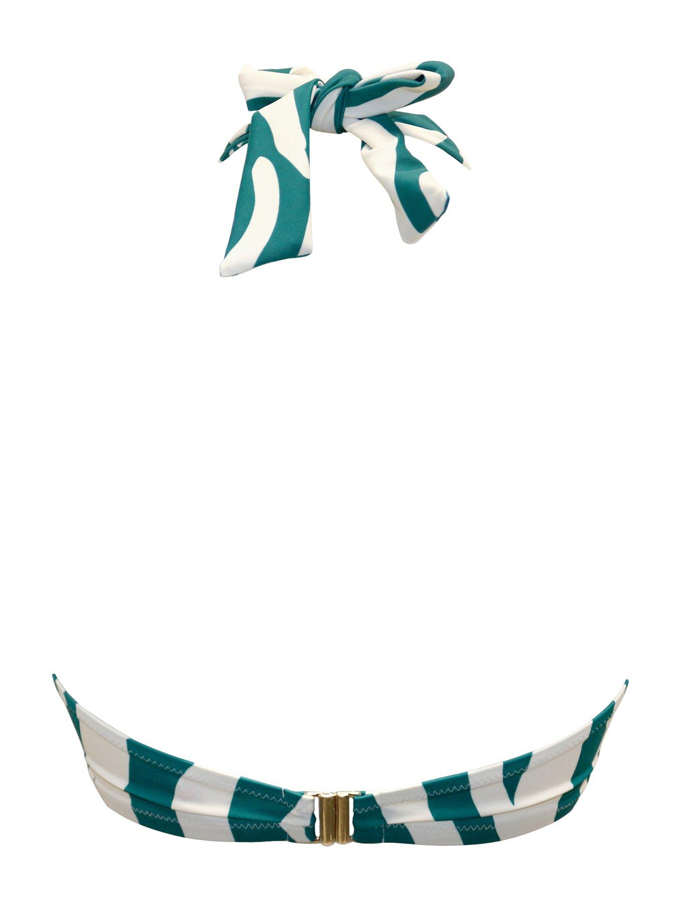 Image 4 of 4 of Pour Moi Madrid Underwired Halter Triangle Bikini Top