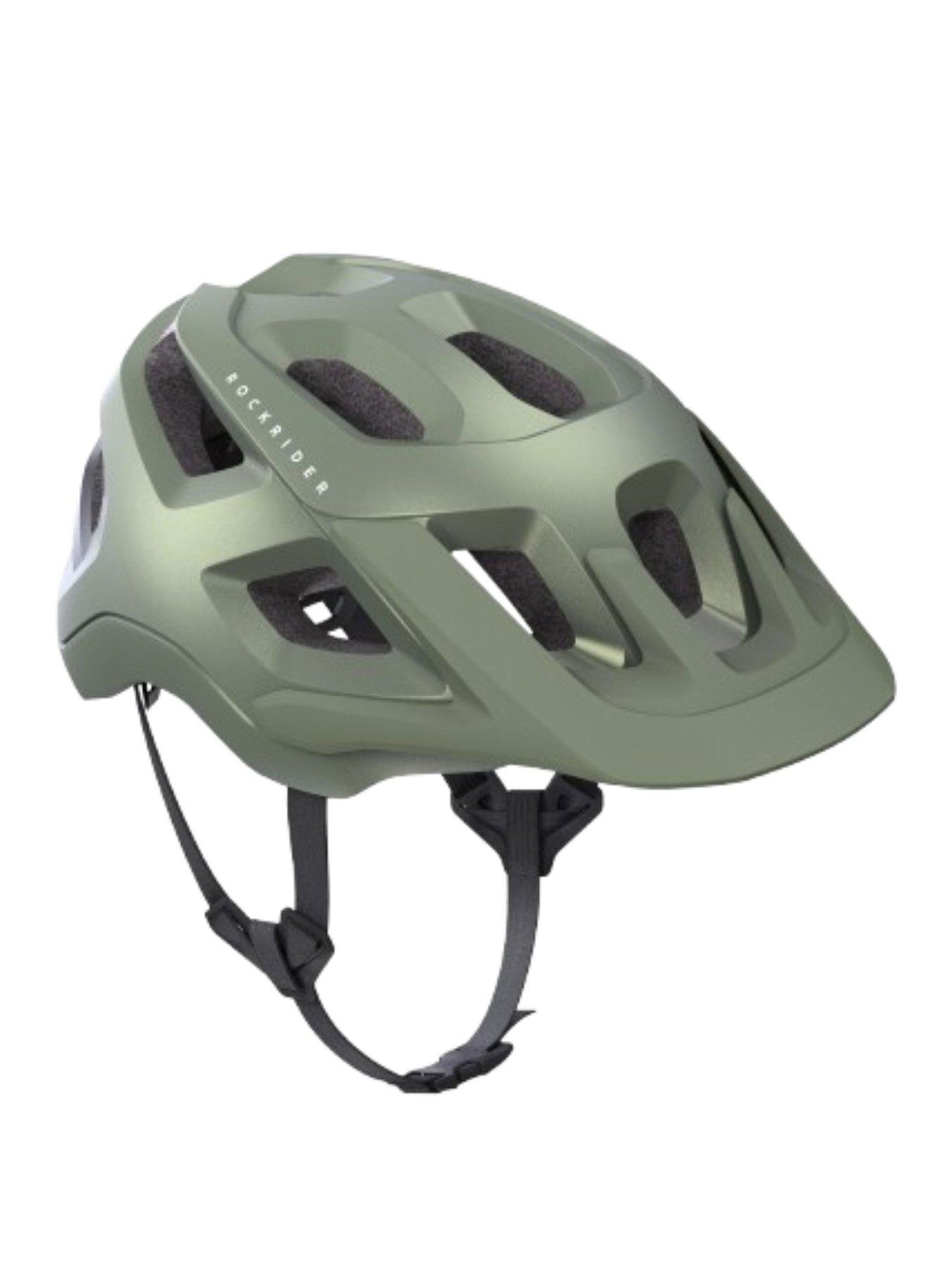 Image 1 of 5 of Decathlon Adult Mountain Bike Helmet Expl 500 - Green