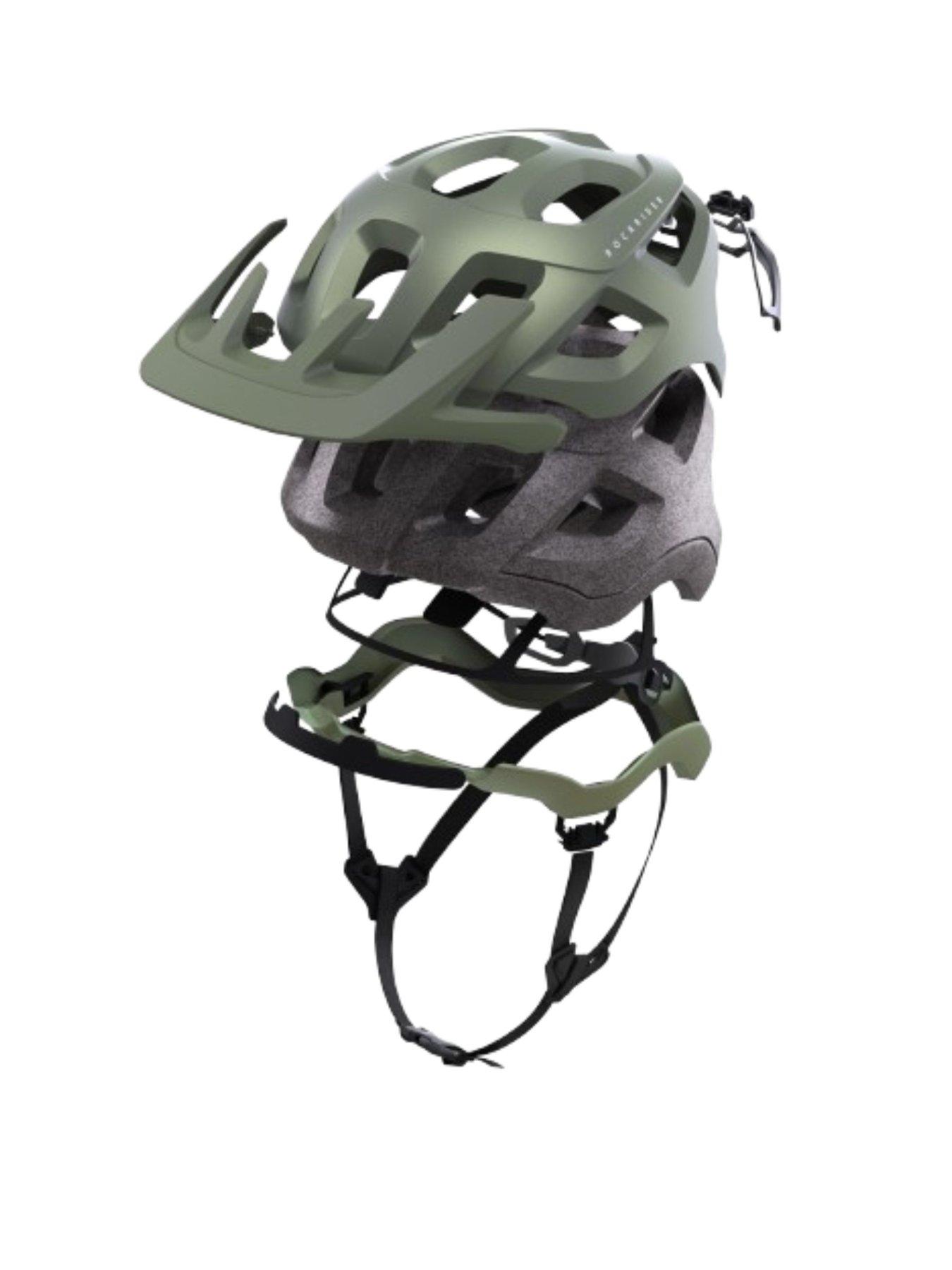 Image 2 of 5 of Decathlon Adult Mountain Bike Helmet Expl 500 - Green