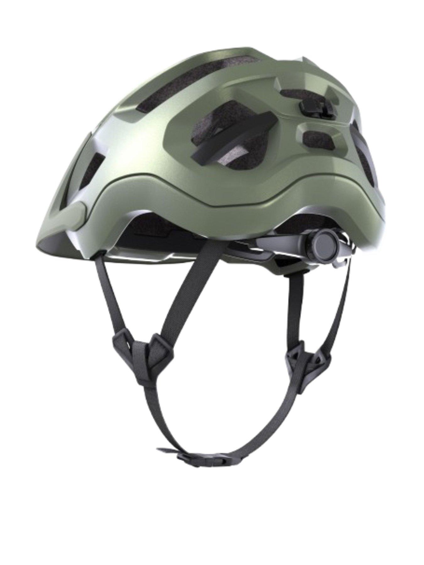 Image 3 of 5 of Decathlon Adult Mountain Bike Helmet Expl 500 - Green