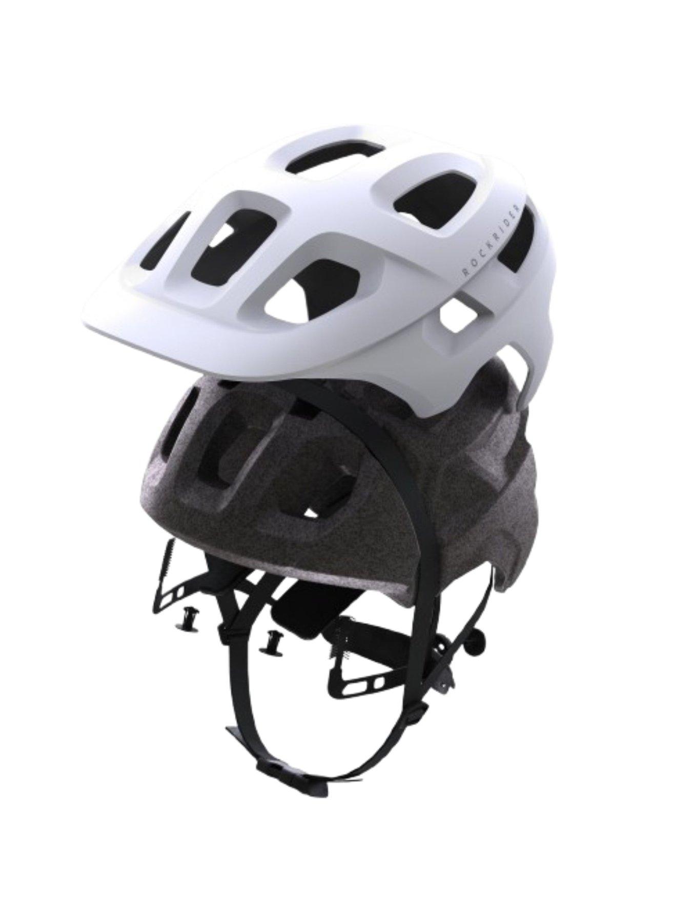Image 2 of 5 of Decathlon Mountain Bike Helmet EXPL 100 - White