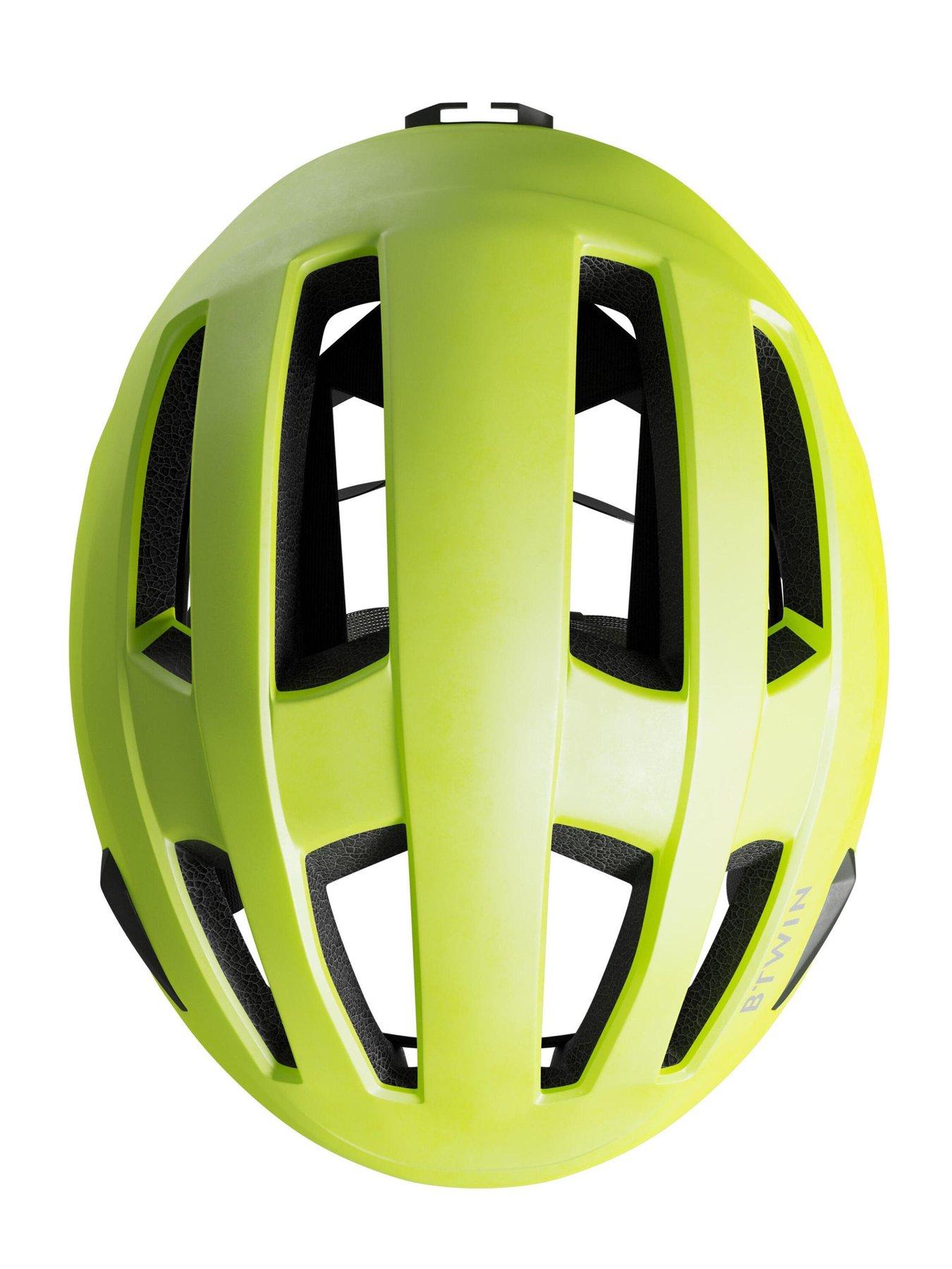 Image 5 of 5 of Decathlon 500 City Cycling Helmet - Neon Yellow
