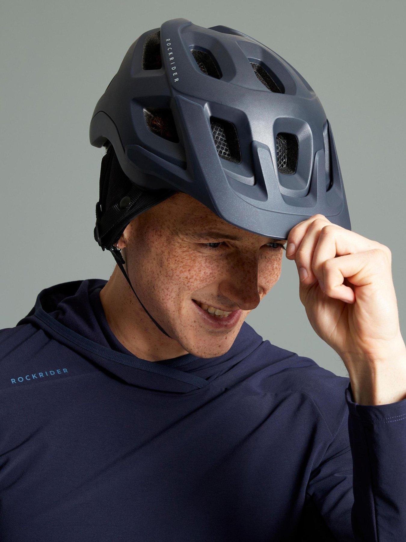 Image 3 of 5 of Decathlon Mountain Biking Helmet EXP 500 All Seasons - Blue