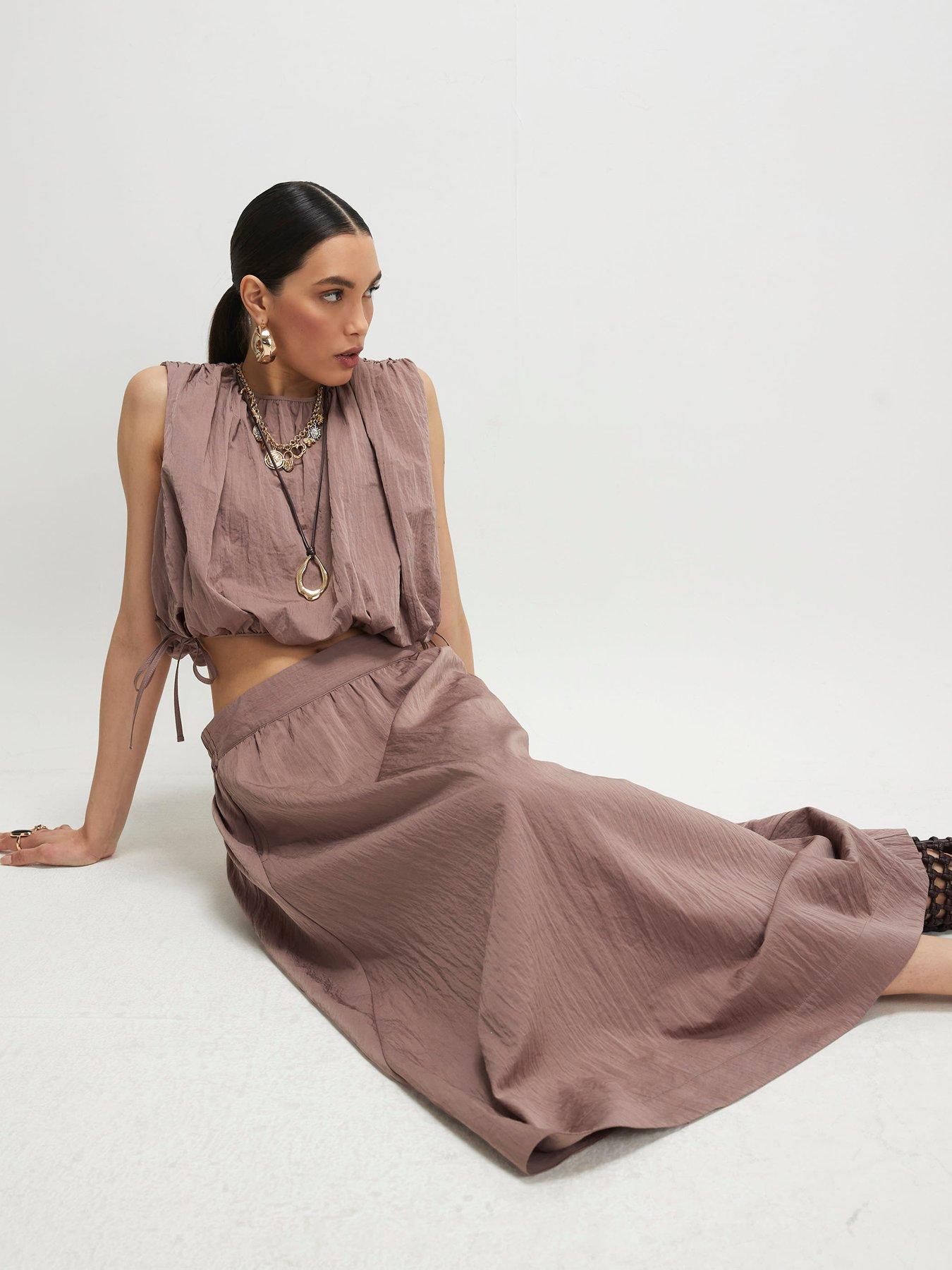 Image 4 of 4 of River Island Midi Full Skirt