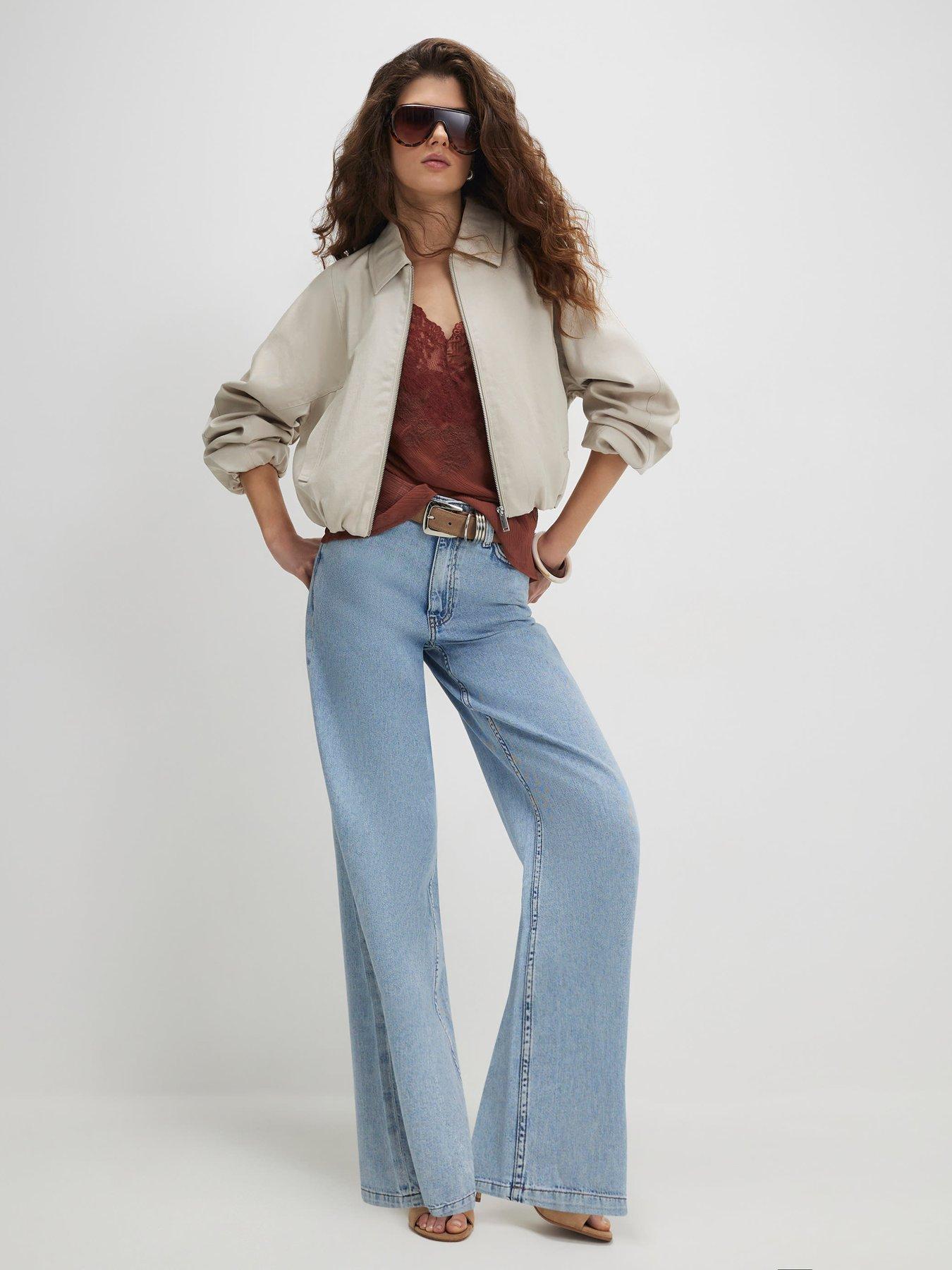 Image 3 of 4 of River Island Zip Through Harrington Jacket