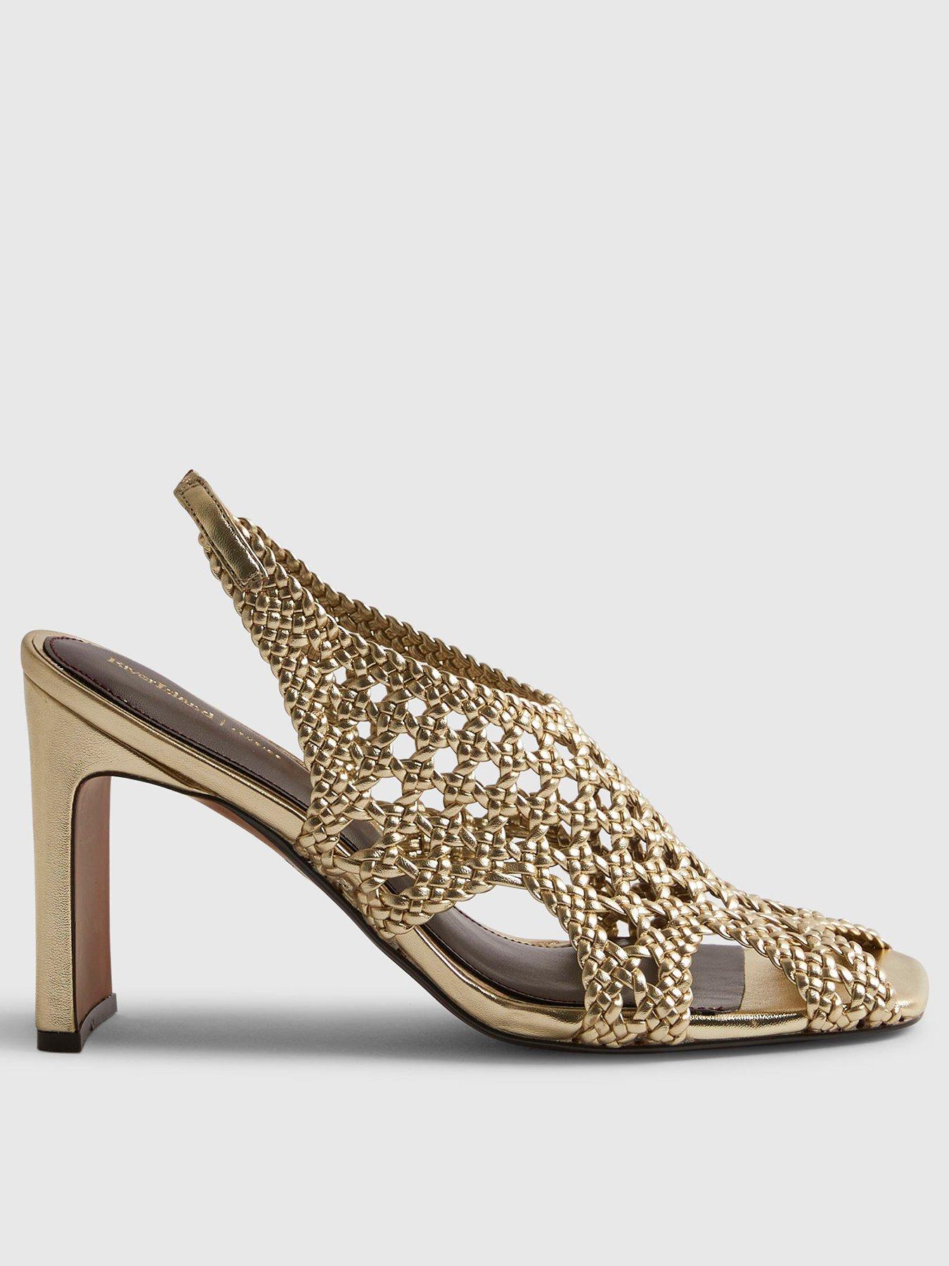 River Island Caged Heeled Sandals