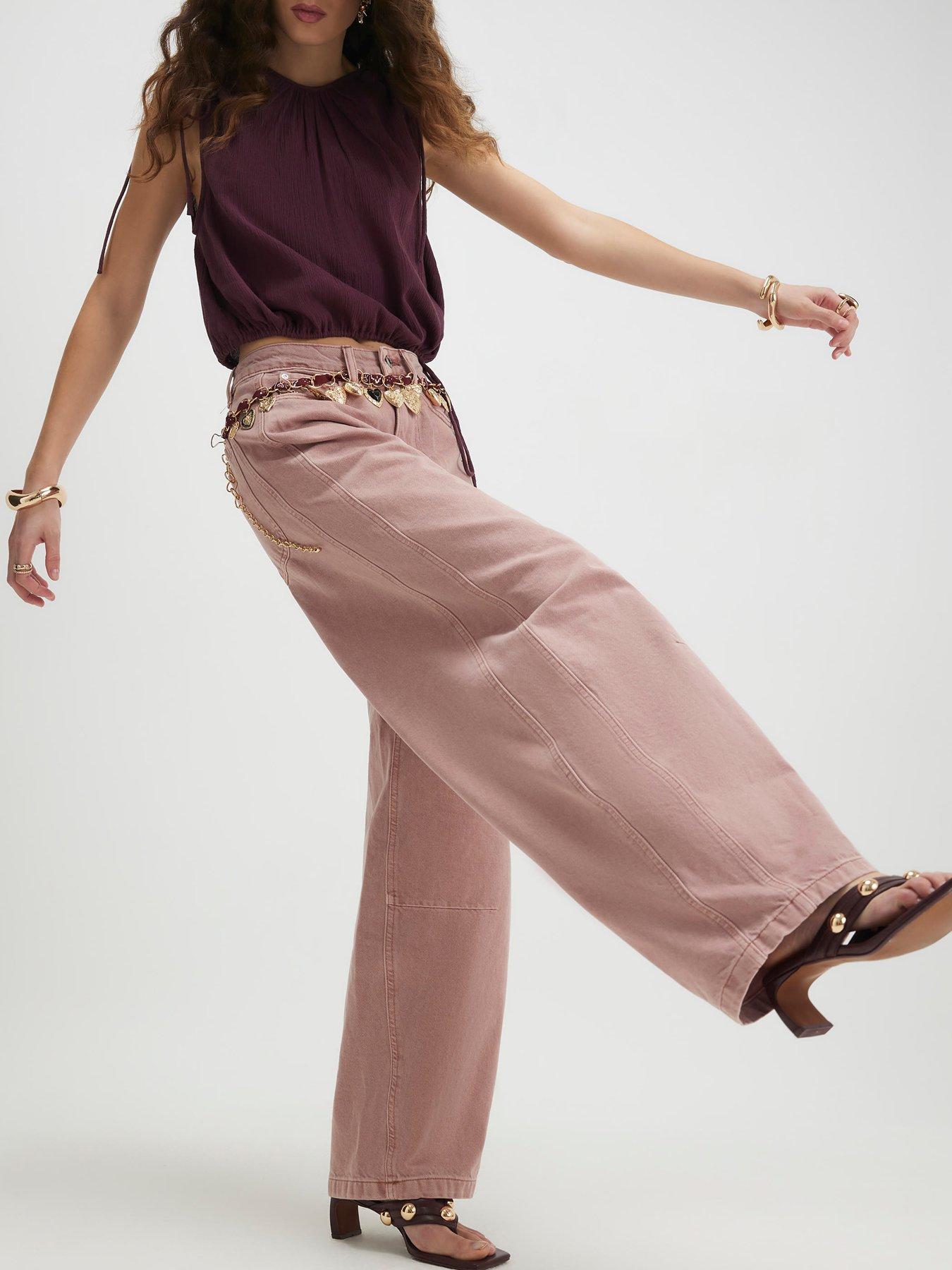 River Island High Waisted Balloon Leg Jeans